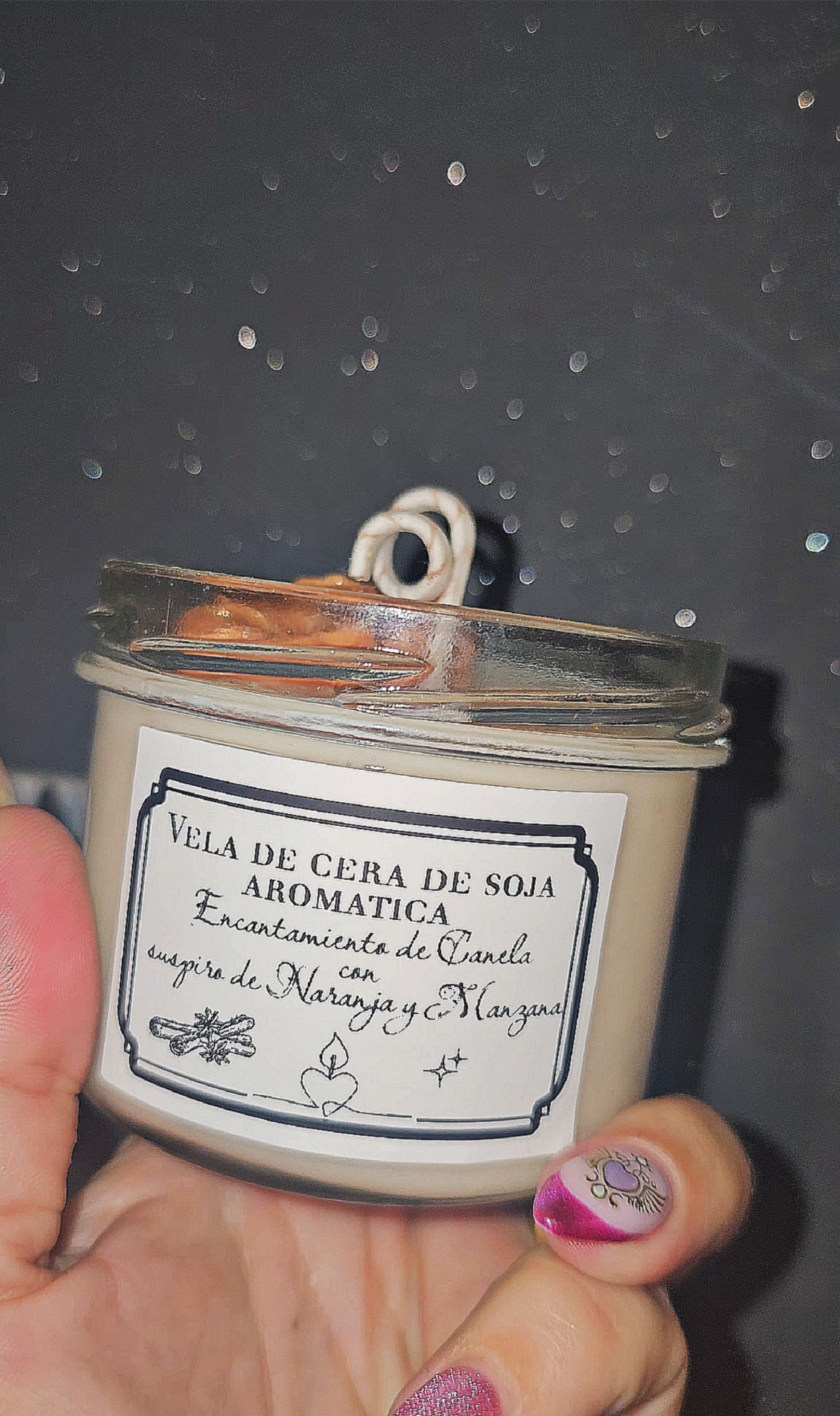 ENCANTAMIENTO DE CANELA con SUSPIRO DE NARANJA y MANZANA