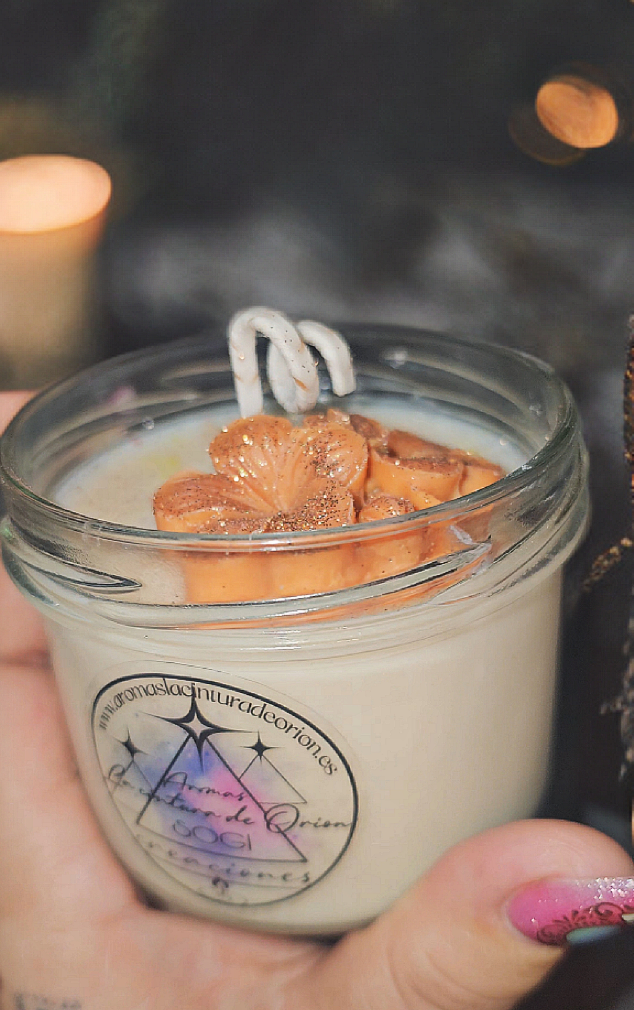 ENCANTAMIENTO DE CANELA con SUSPIRO DE NARANJA y MANZANA