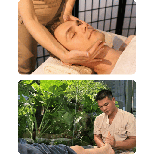 Combo: Facial Care + Foot Massage