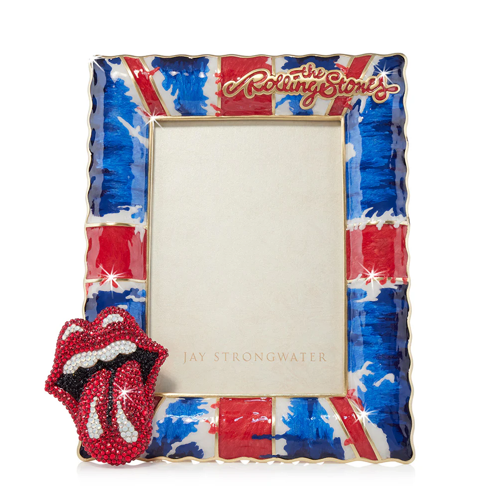 Jay Strongwater 5” x 7” Rolling Stones Frame