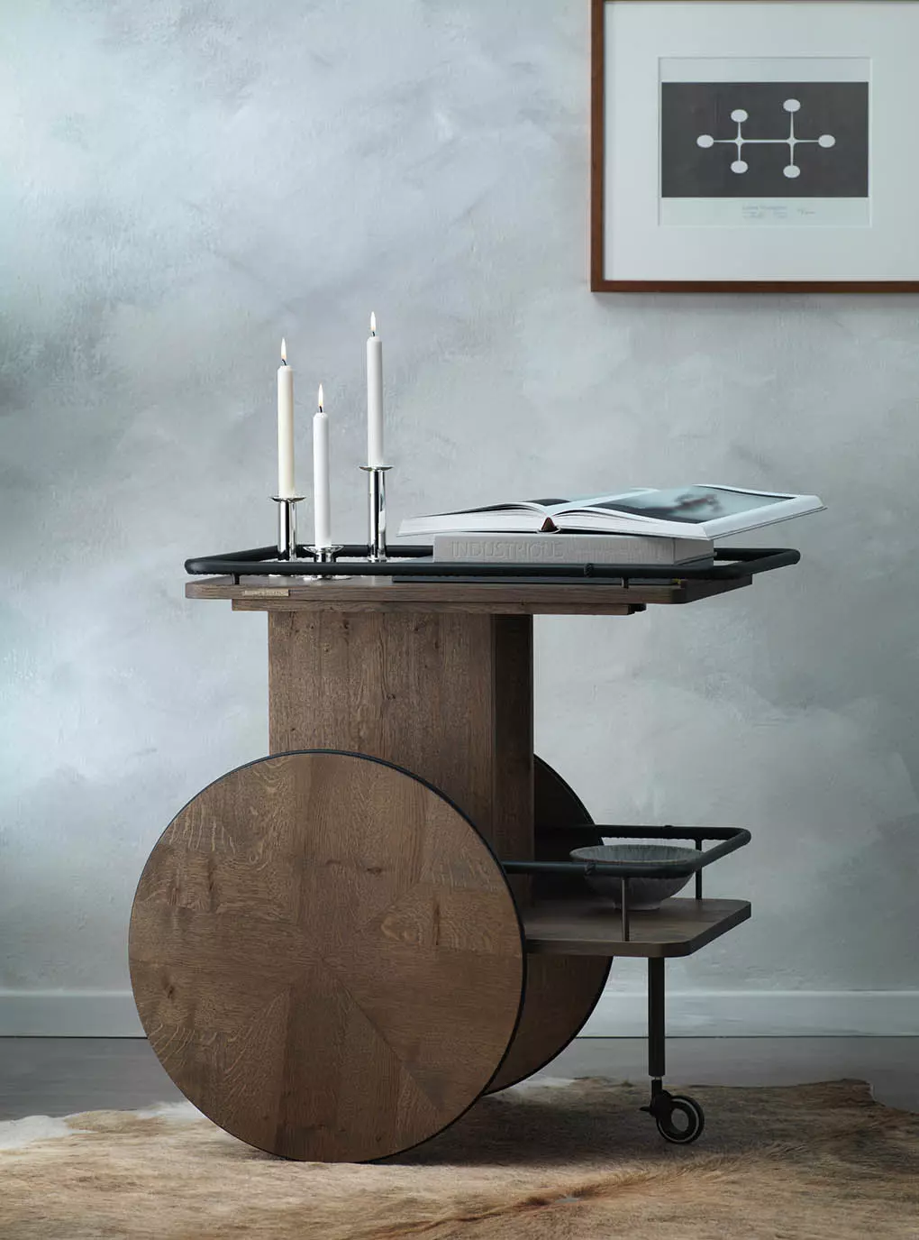 Robbe & Berking Bar Trolley Oak