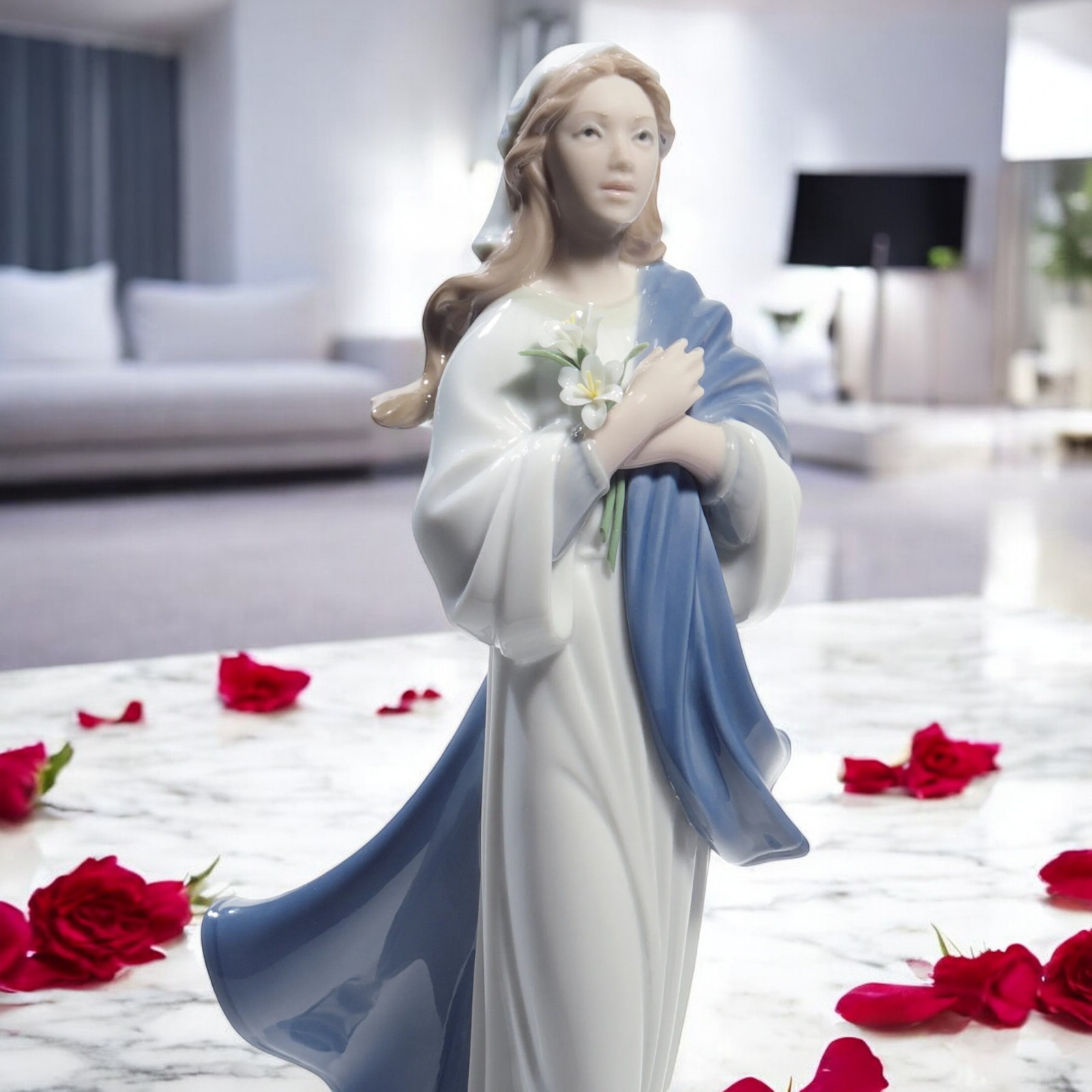 Lladro Blessed Virgin Mary Figurine  SKU: 01008642