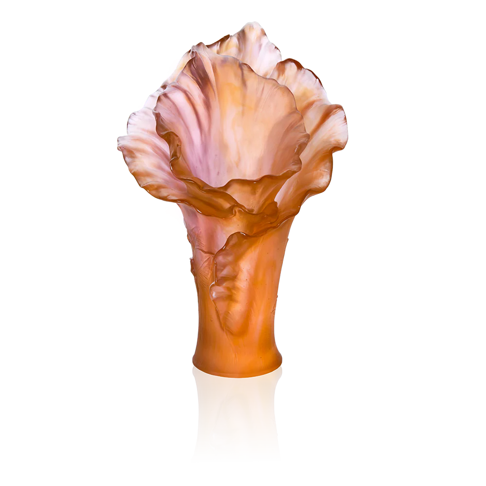 Daum Arum Rose Large Vase
