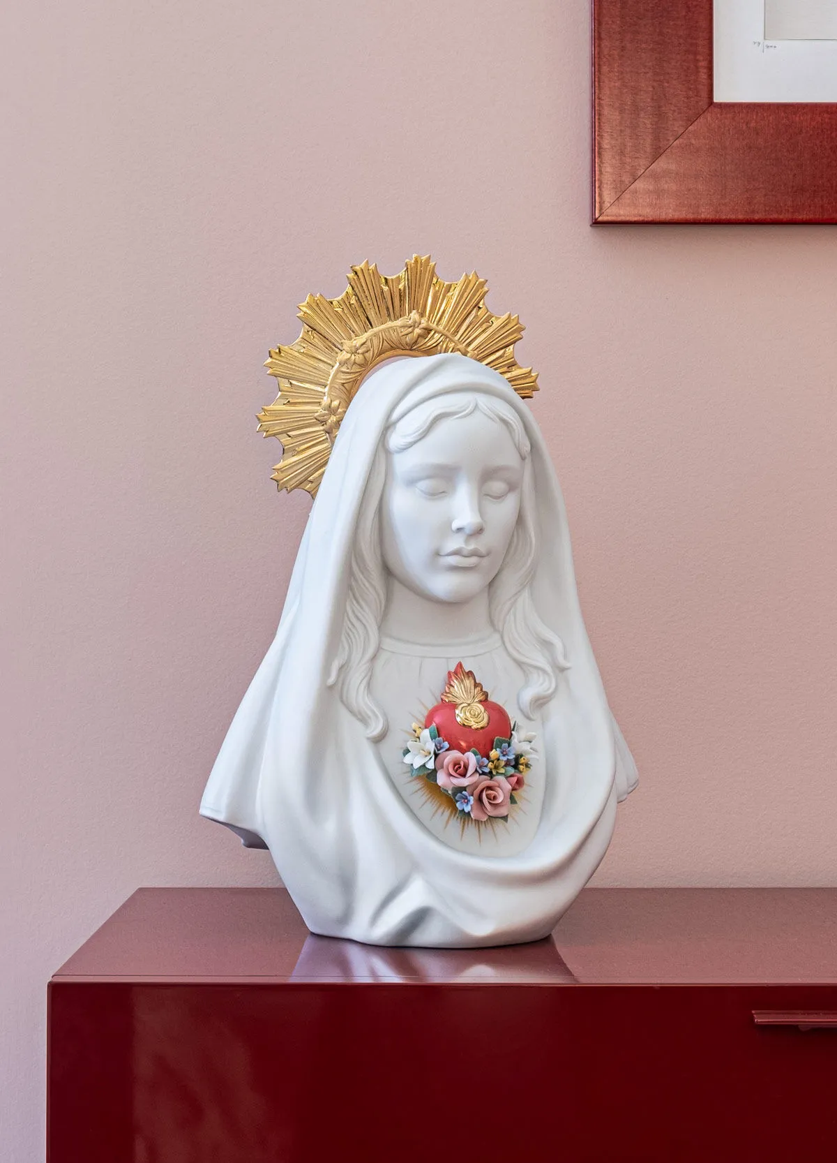 Lladro Immaculate Heart of Mary Sculpture – SKU 01009762