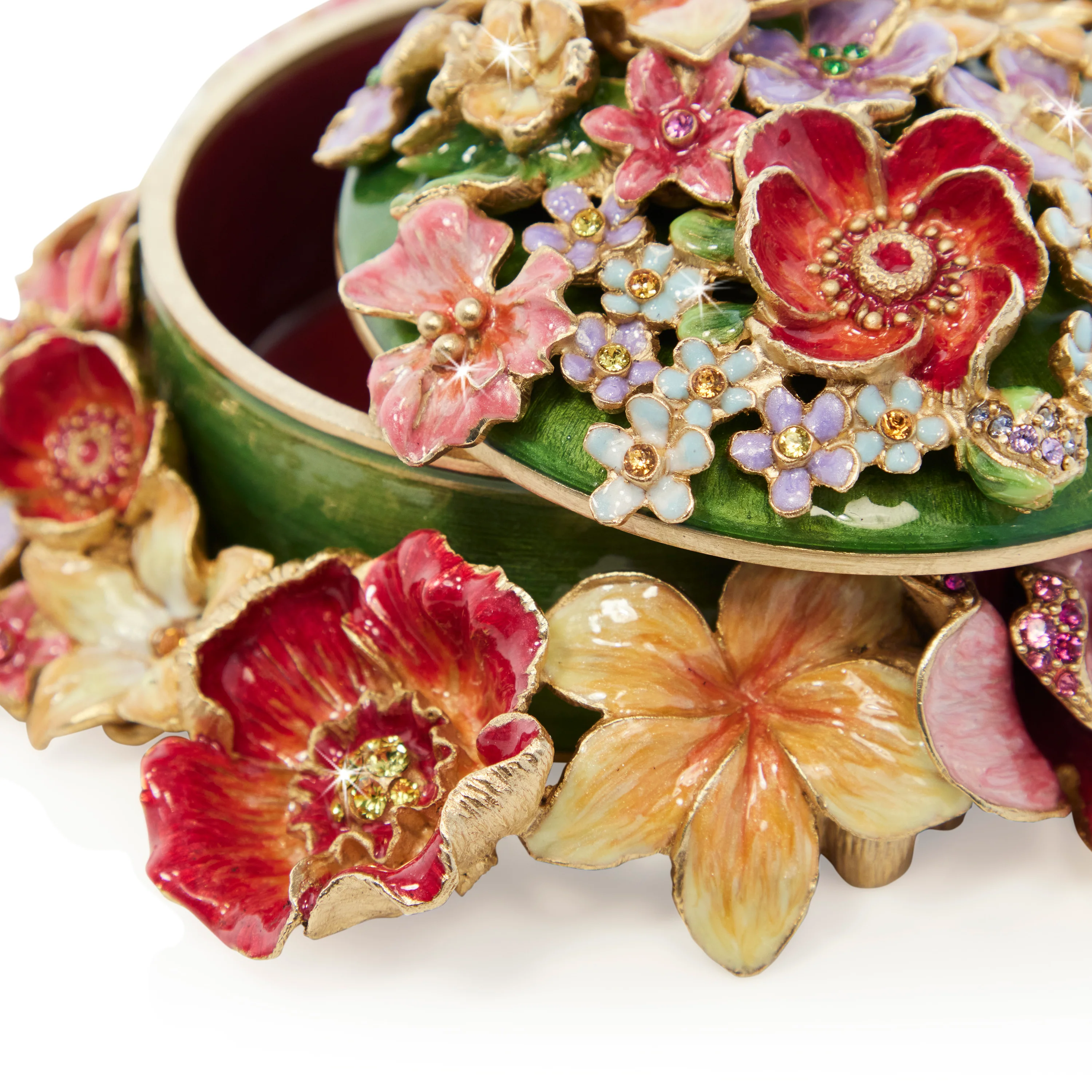 Jay Strongwater Ivy Bouquet Box – Limited Edition Floral Treasure SDH7441-289