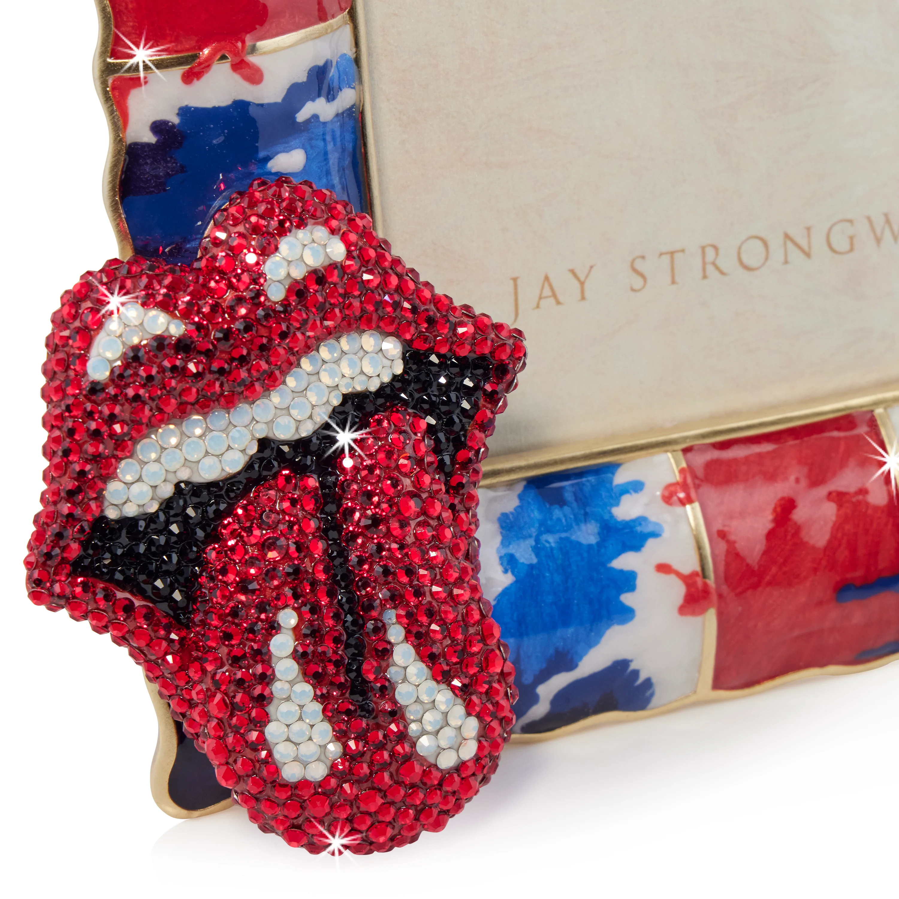 Jay Strongwater 5” x 7” Rolling Stones Frame 