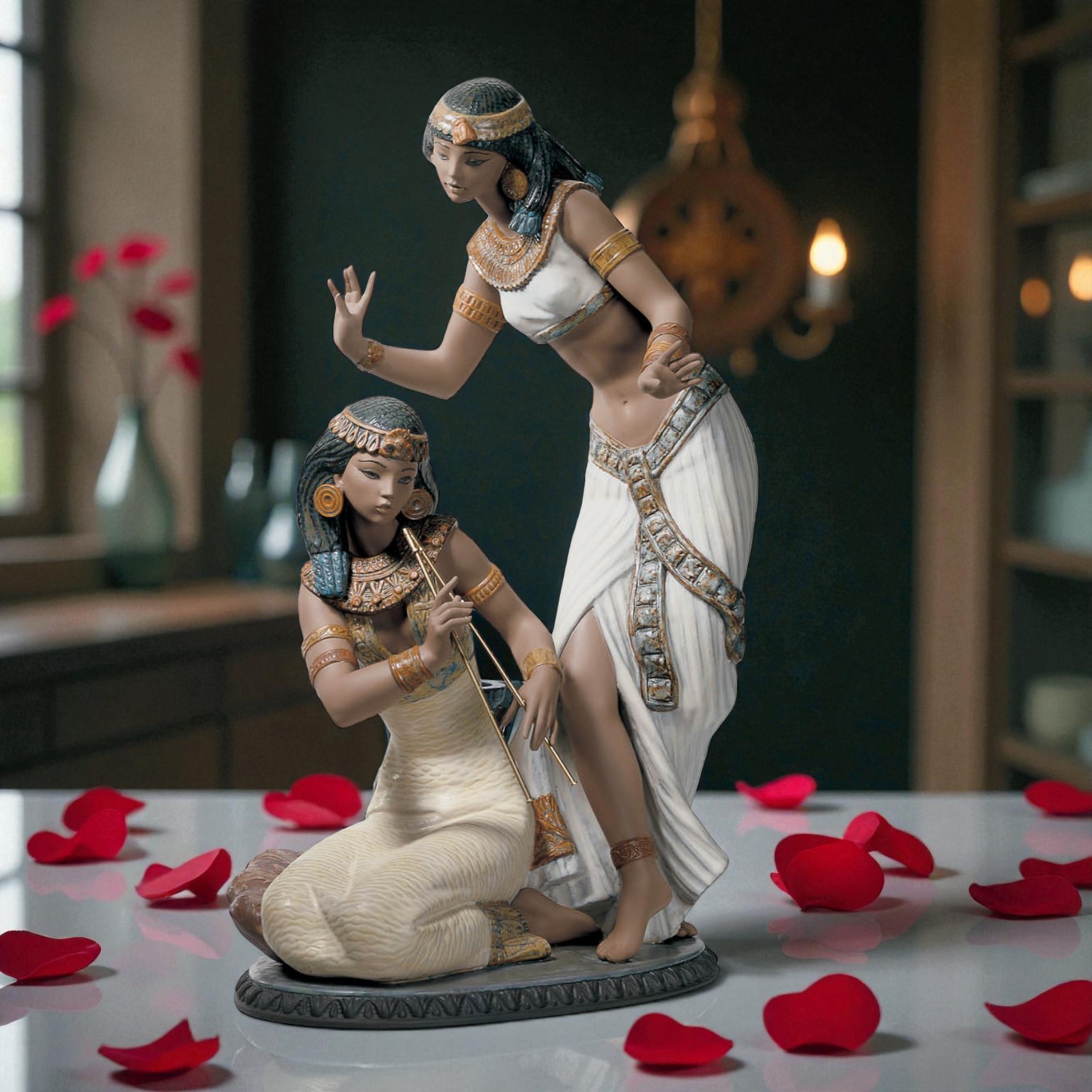 Lladró “Dancers from the Nile” Porcelain Figurine (SKU: 01012457) – Rare Collectible – Retired 2024 – Brand New in Box