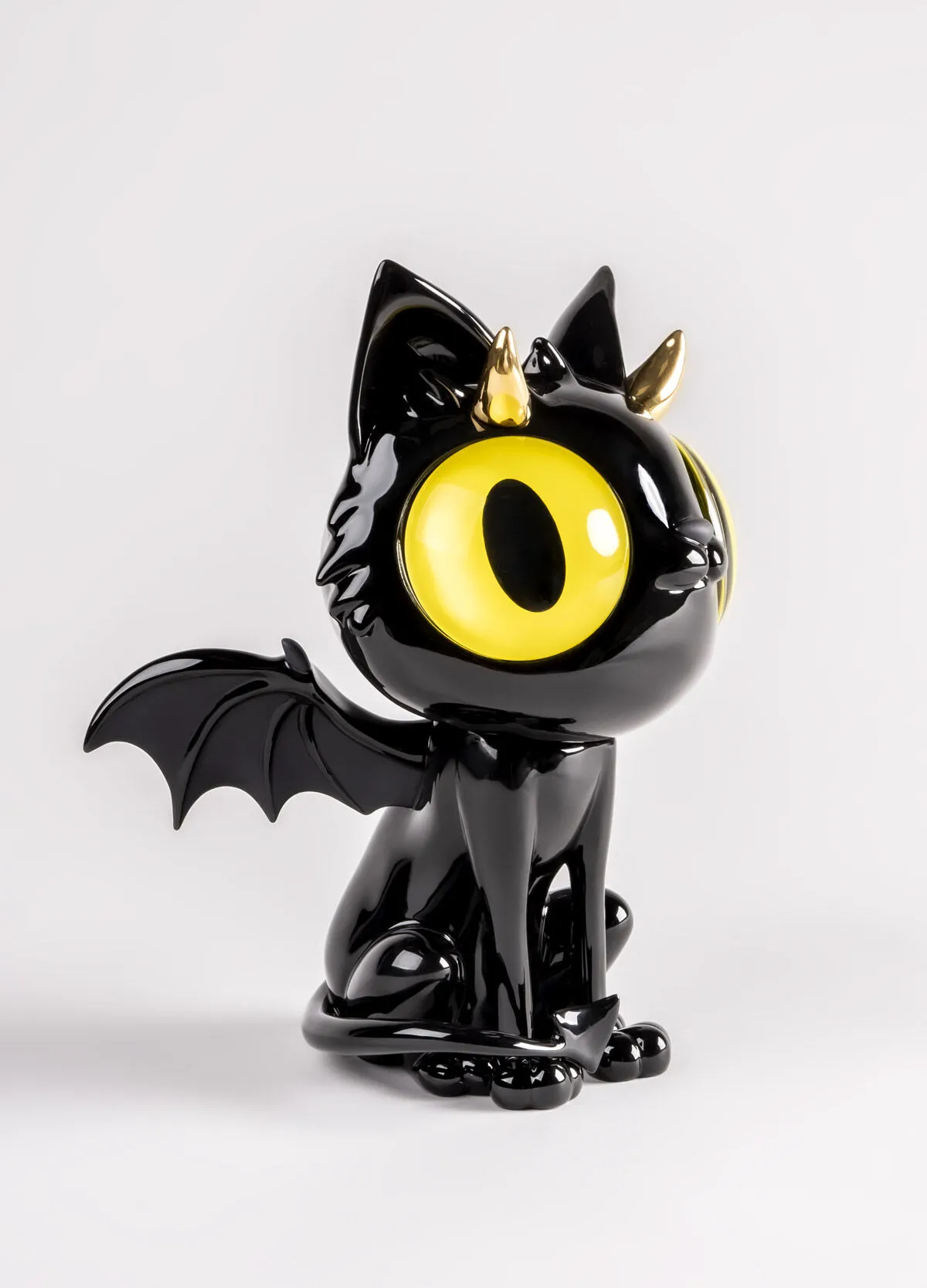 Lladró Little Devil Cat Limited Edition Porcelain Sculpture 01050027