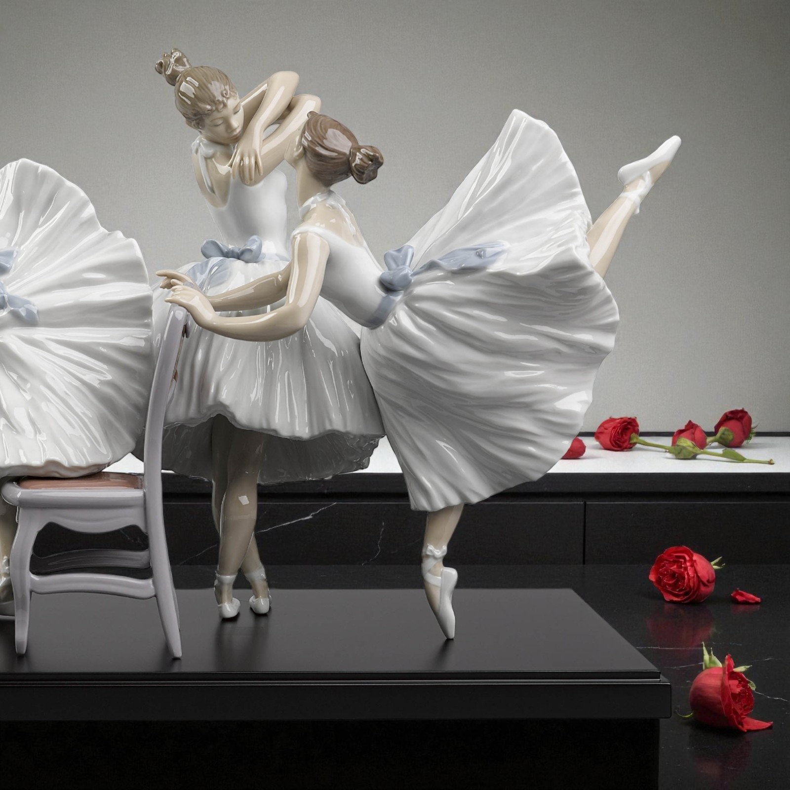 Lladro Backstage Ballet Figurine 