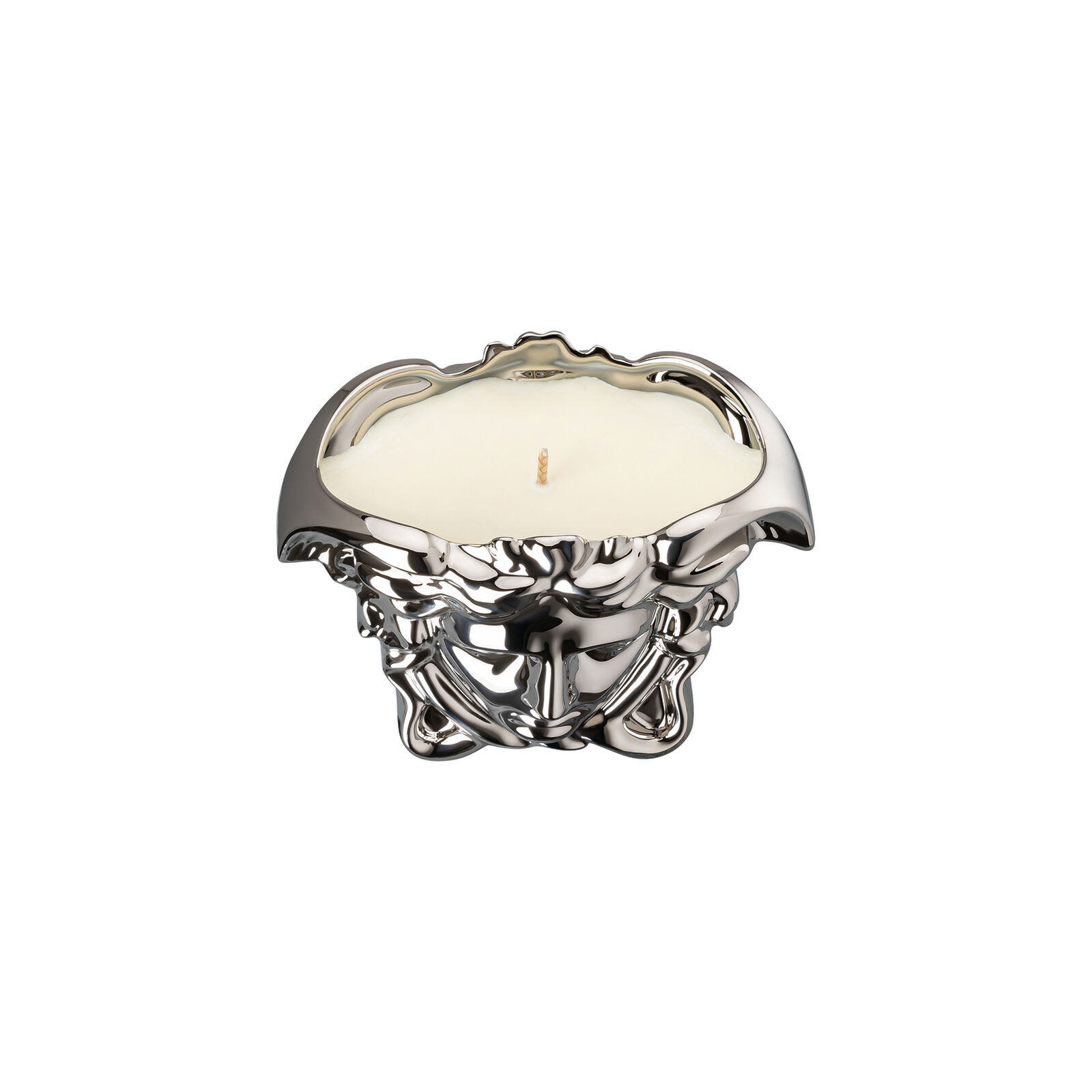 Versace Medusa Grande Silver Table Light with Scented Wax