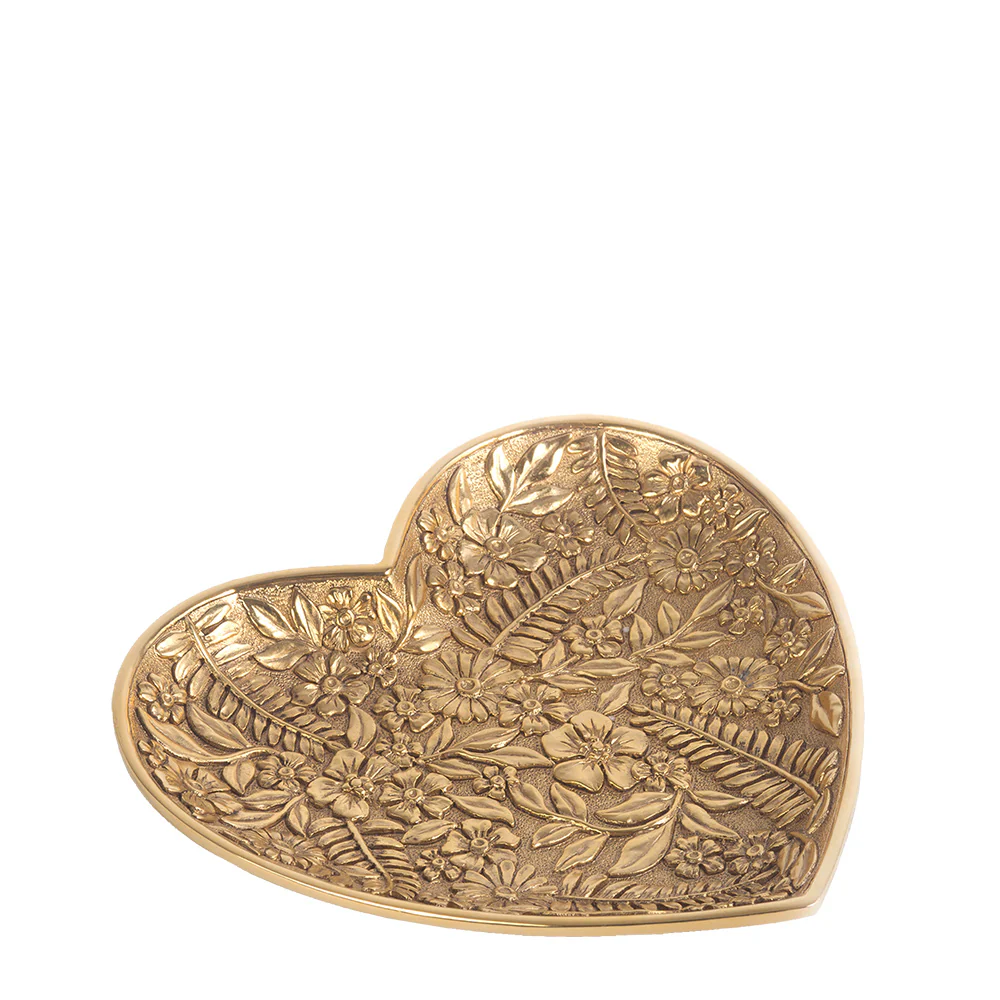 Jay Strongwater Colleen Floral Heart Trinket Tray