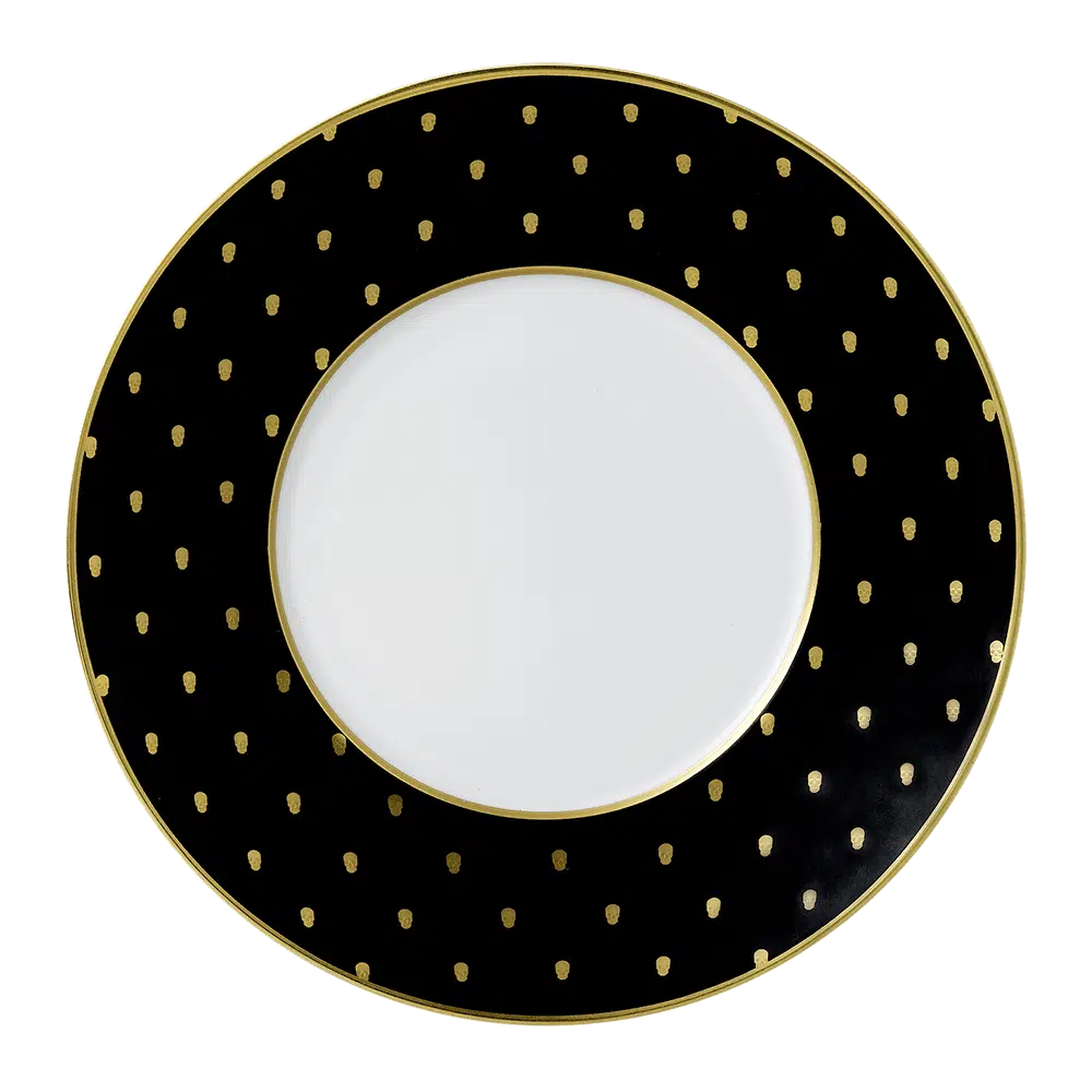 Royal Crown Derby W1 Black Collection Tea Saucer 15cm