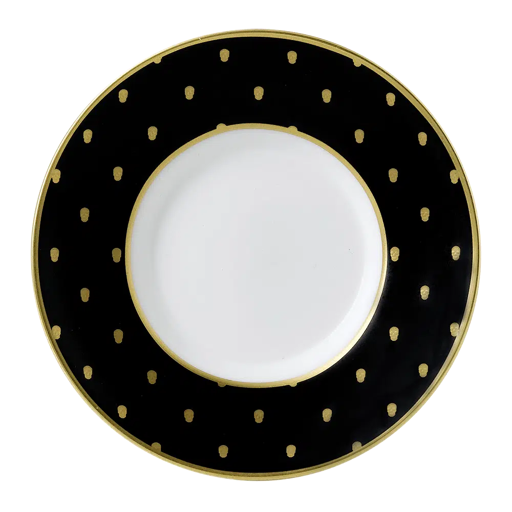 Royal Crown Derby W1 Black Collection Coffee Saucer 11.5cm