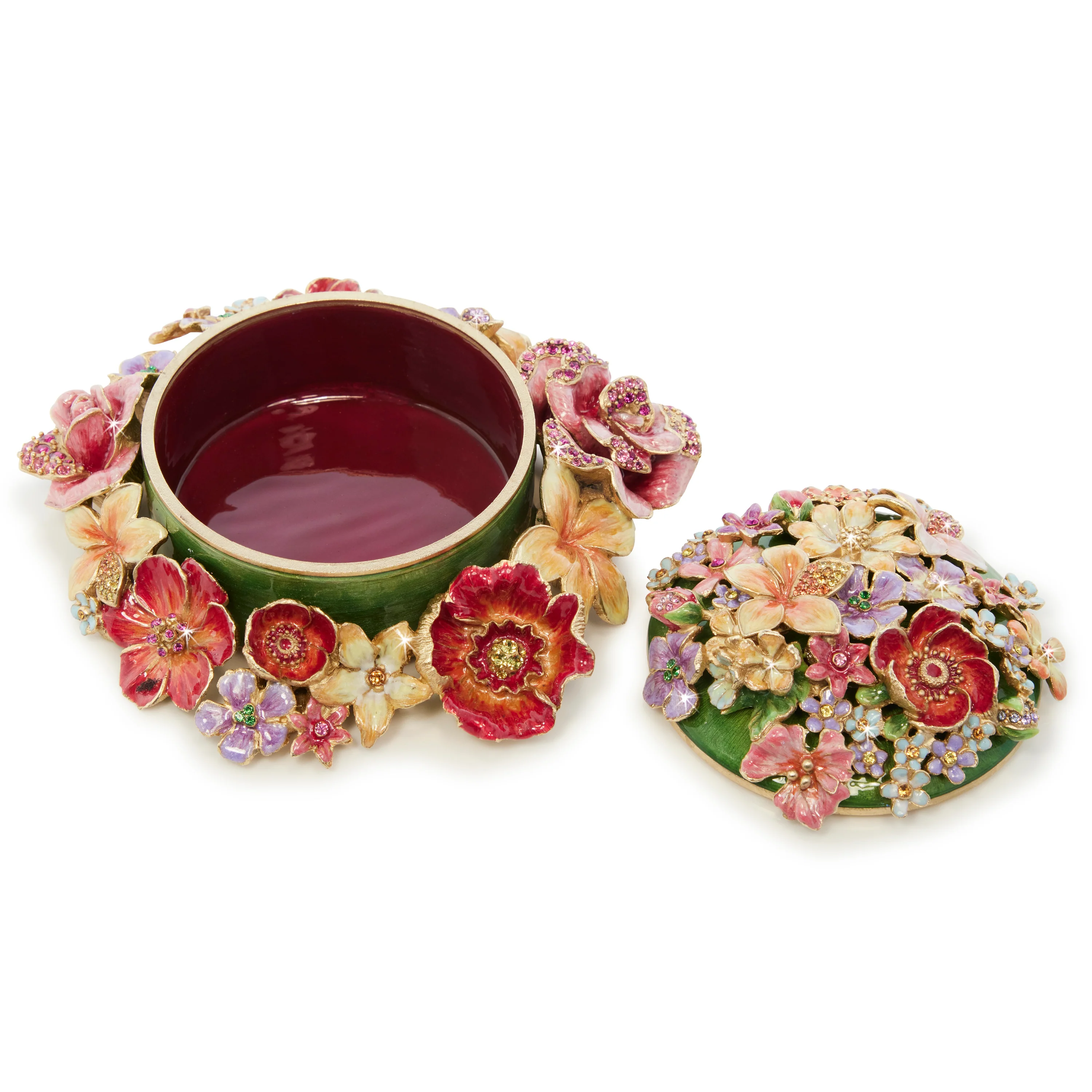 Jay Strongwater Ivy Bouquet Box – Limited Edition Floral Treasure SDH7441-289