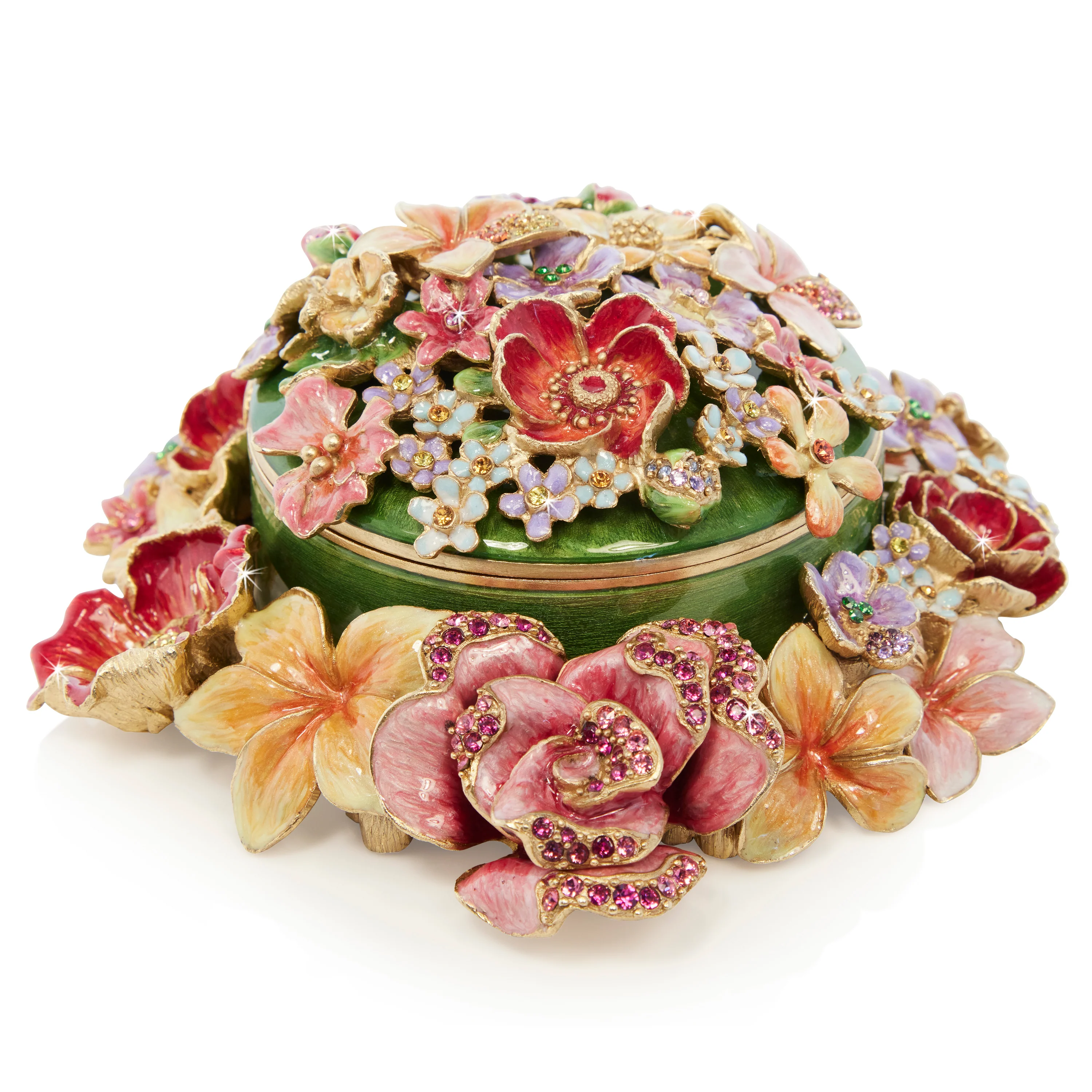 Jay Strongwater Ivy Bouquet Box – Limited Edition Floral Treasure SDH7441-289