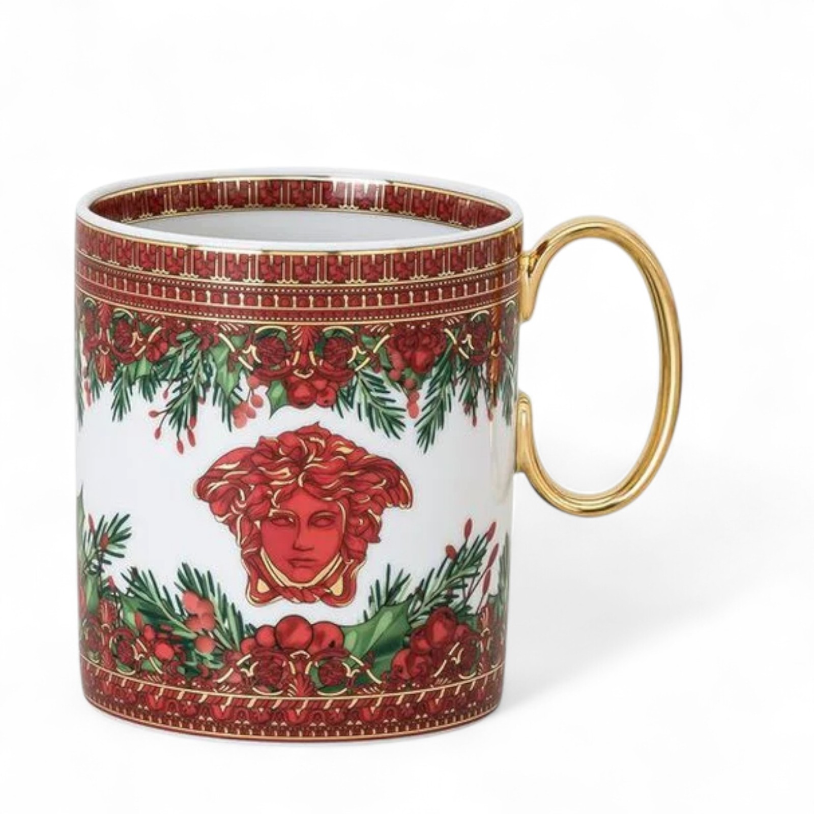 SET of 6 CUPS – Versace I Love Baroque Holiday Mug with Handle  Brand New – 2025 Collection 19335-409960-15505