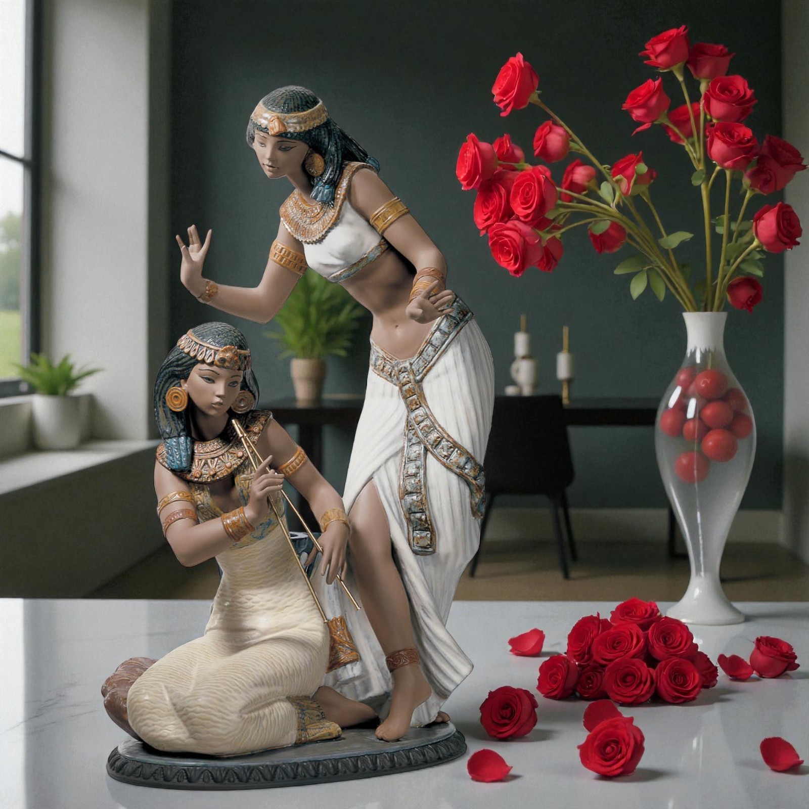 Lladró “Dancers from the Nile” Porcelain Figurine (SKU: 01012457) – Rare Collectible – Retired 2024 – Brand New in Box