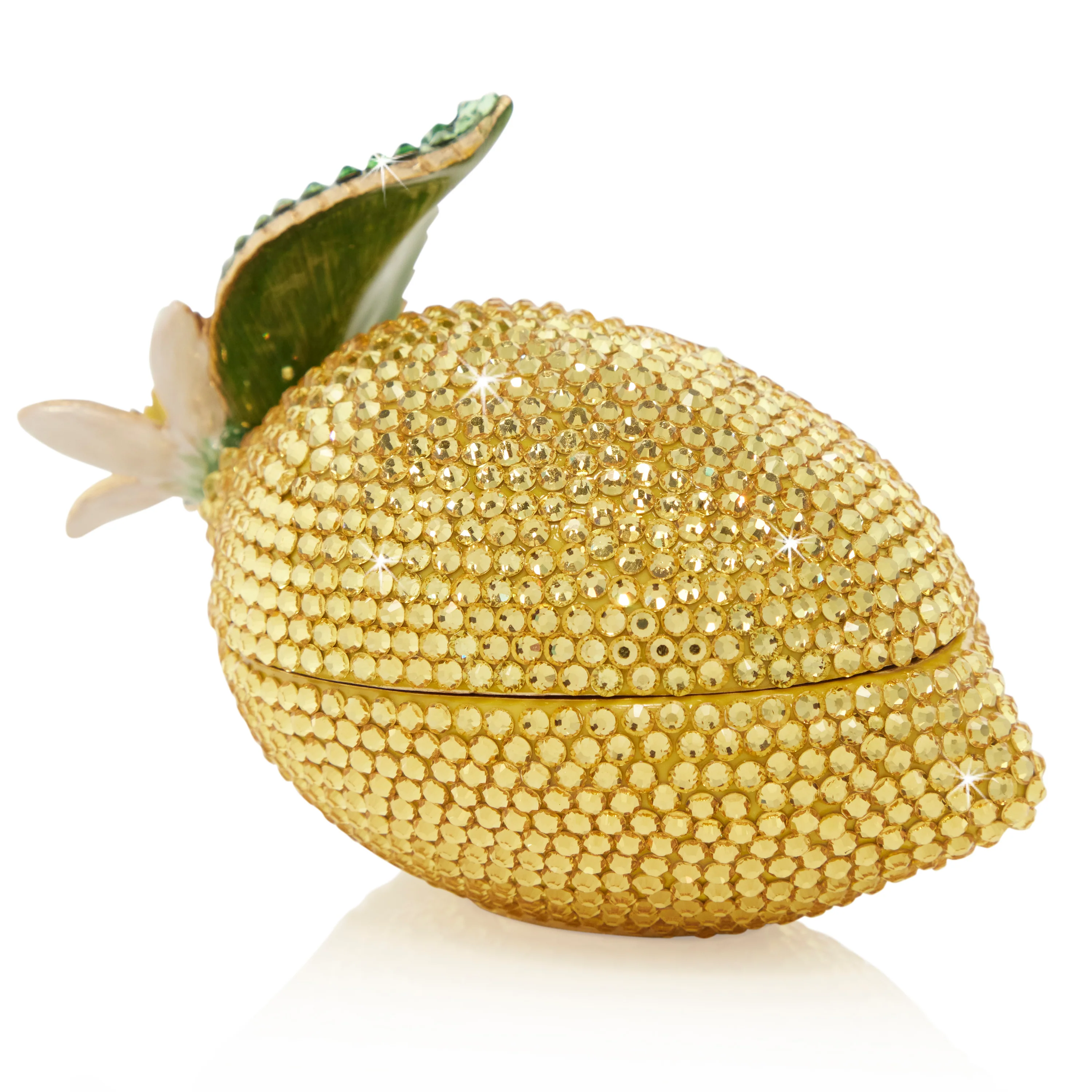 Jay Strongwater Mila Lemon Box