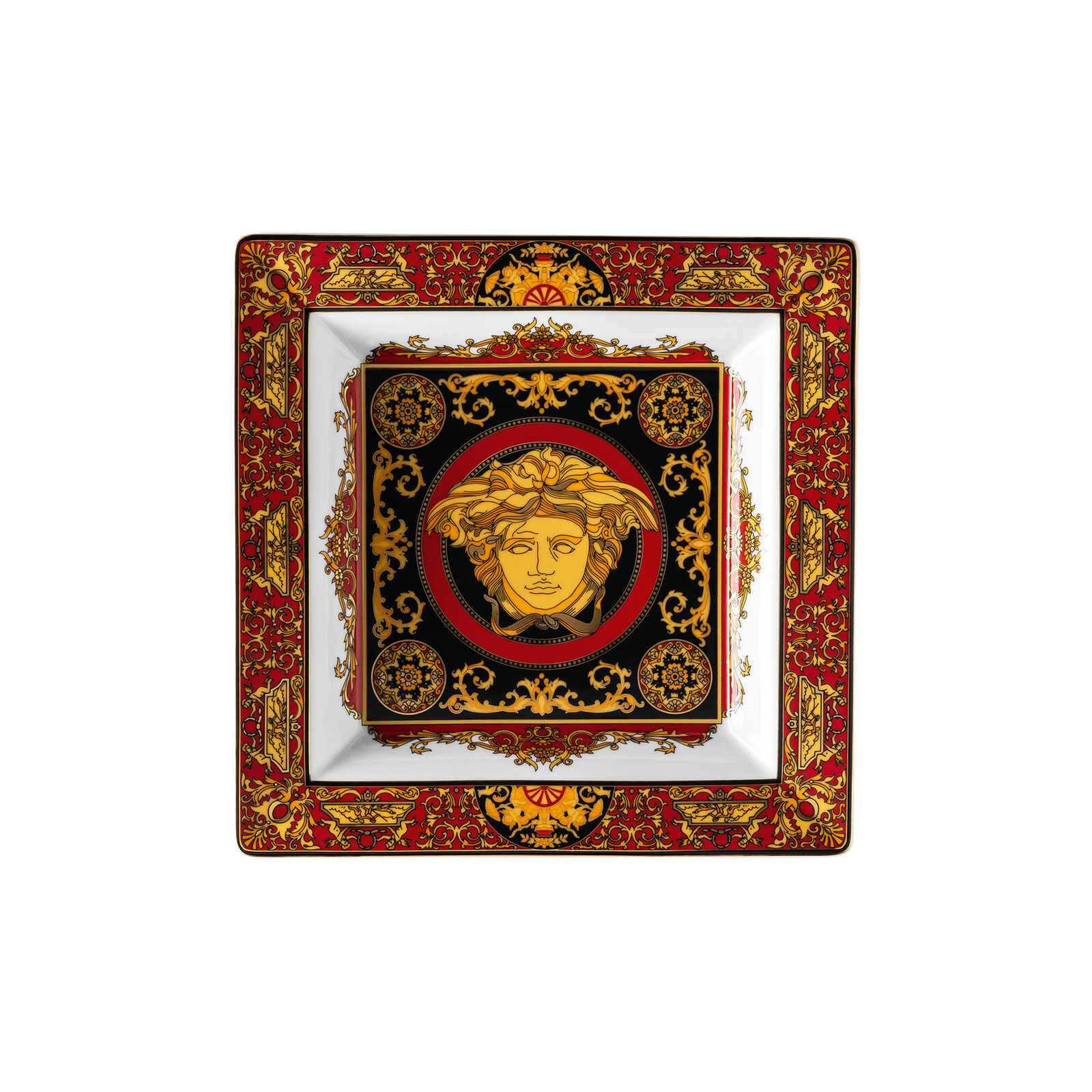 Versace Medusa Square Dish 22 cm
