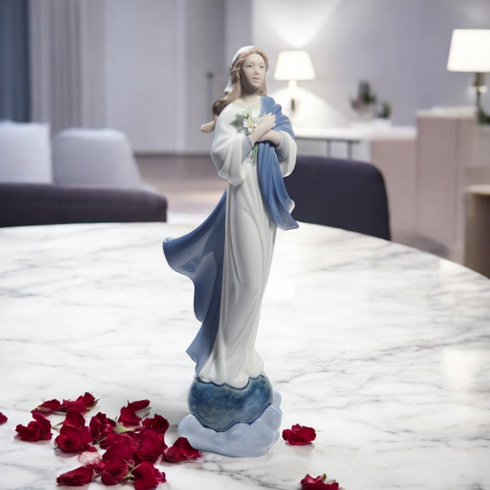 Lladro Blessed Virgin Mary Figurine  SKU: 01008642