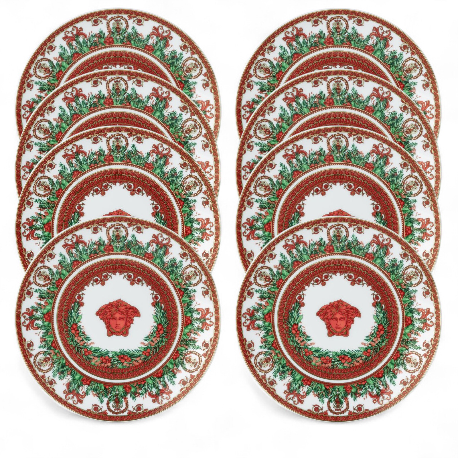 Versace Love Baroque Holiday – Set of 8 Plates (6.65")  ​SKU: 19335-409960-10217