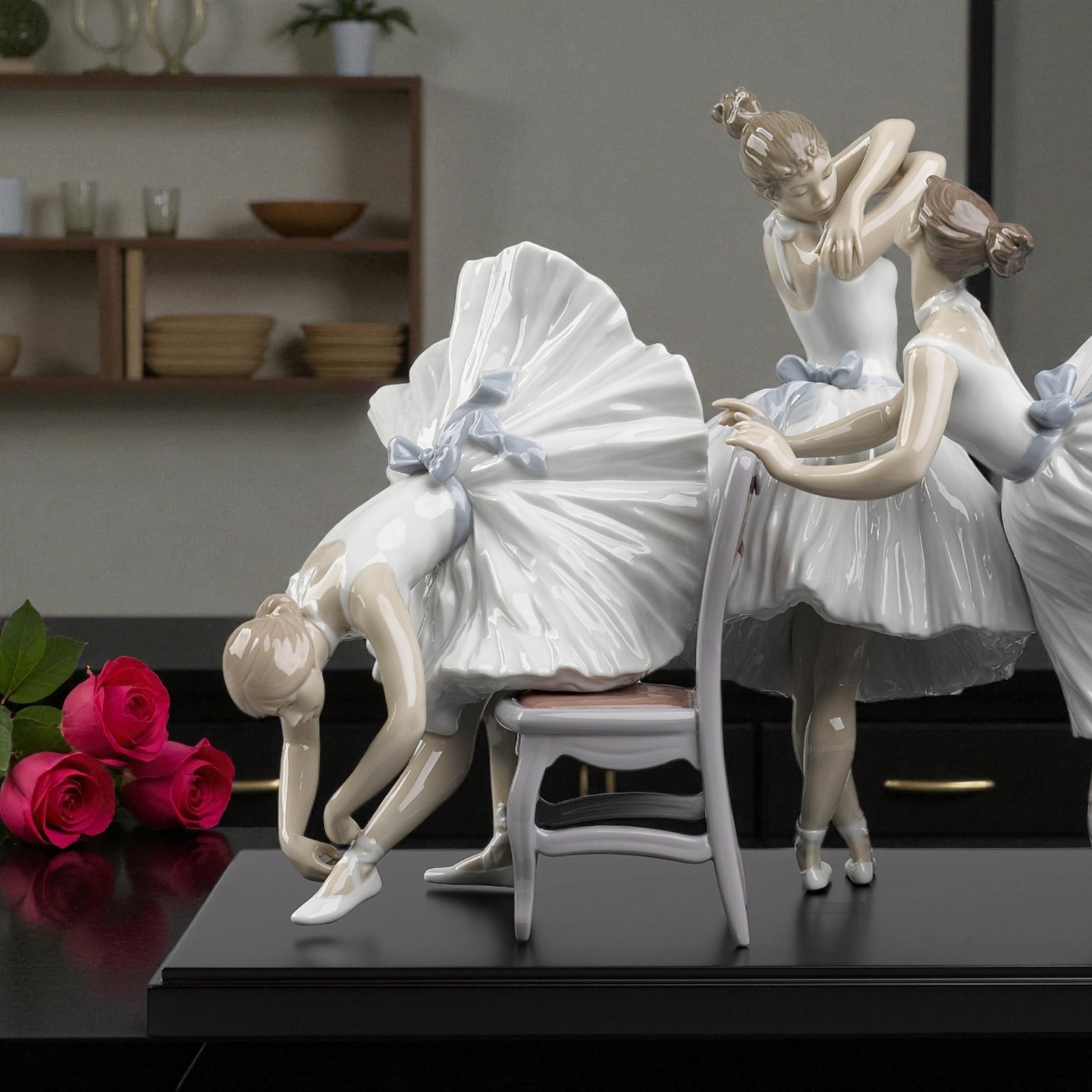 Lladro Backstage Ballet Figurine 