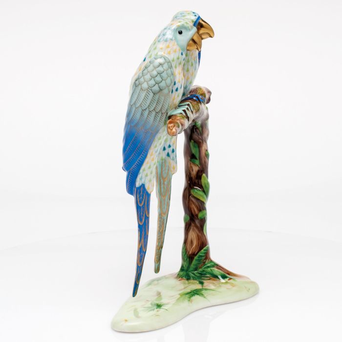 Herend Pair of Macaws