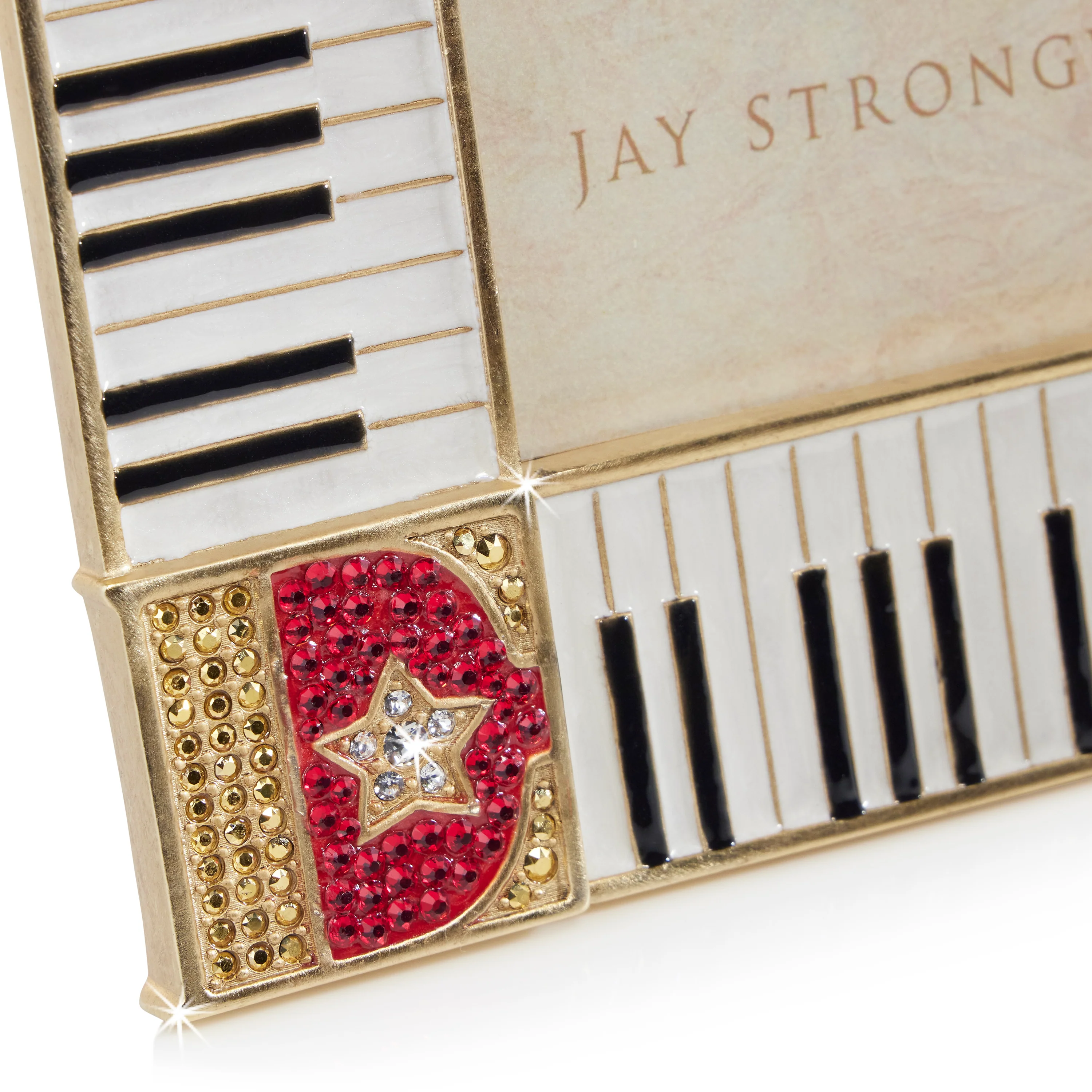Jay Strongwater 5” x 7” Elton John Piano Key Frame 