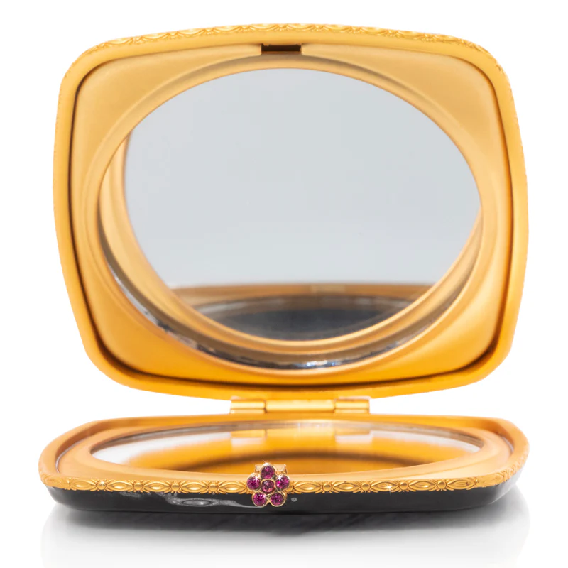 Jay Strongwater Lilah Skull Compact