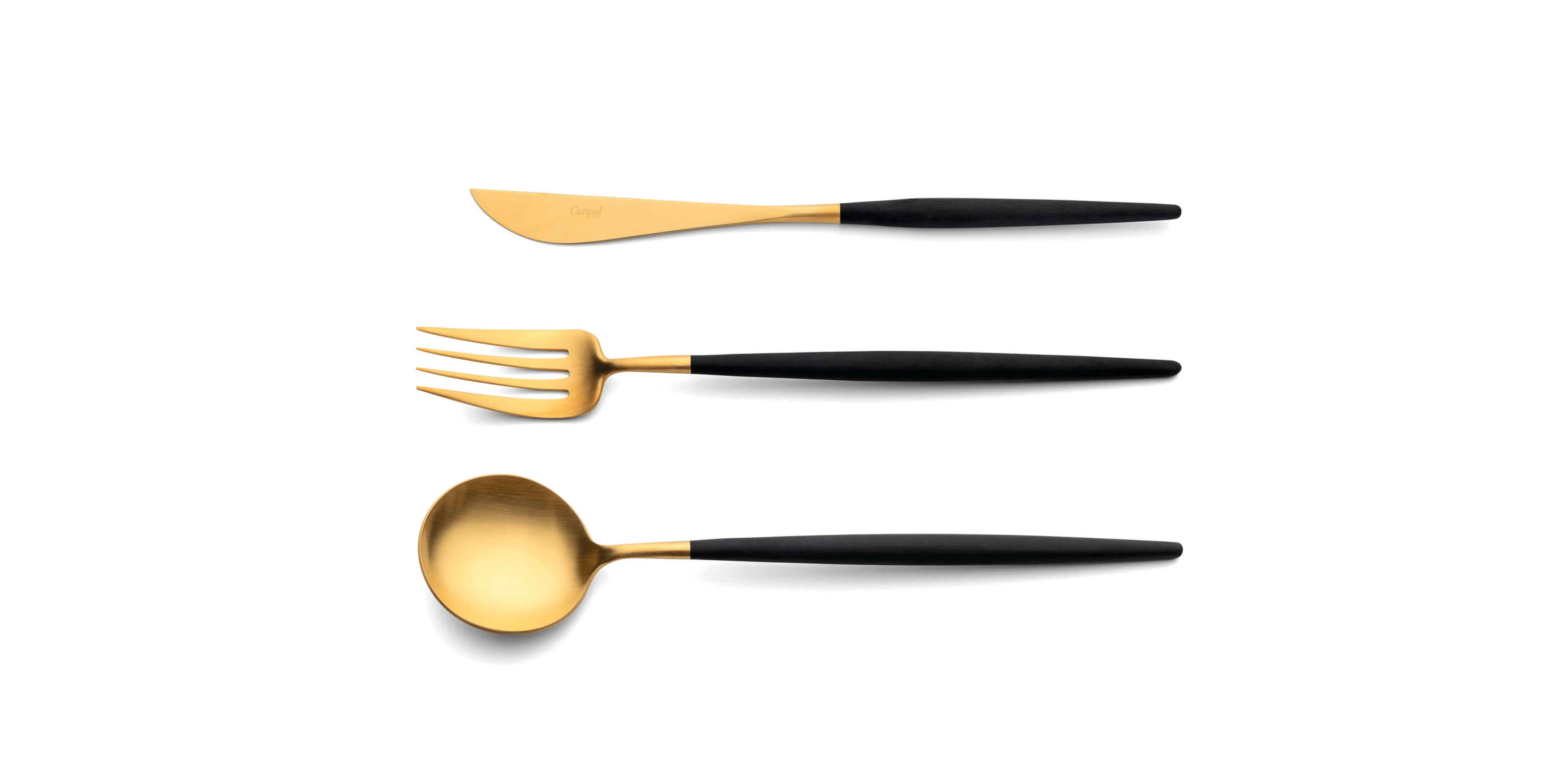 Cutipol Goa Black (Matte Brushed Gold Plated) 
