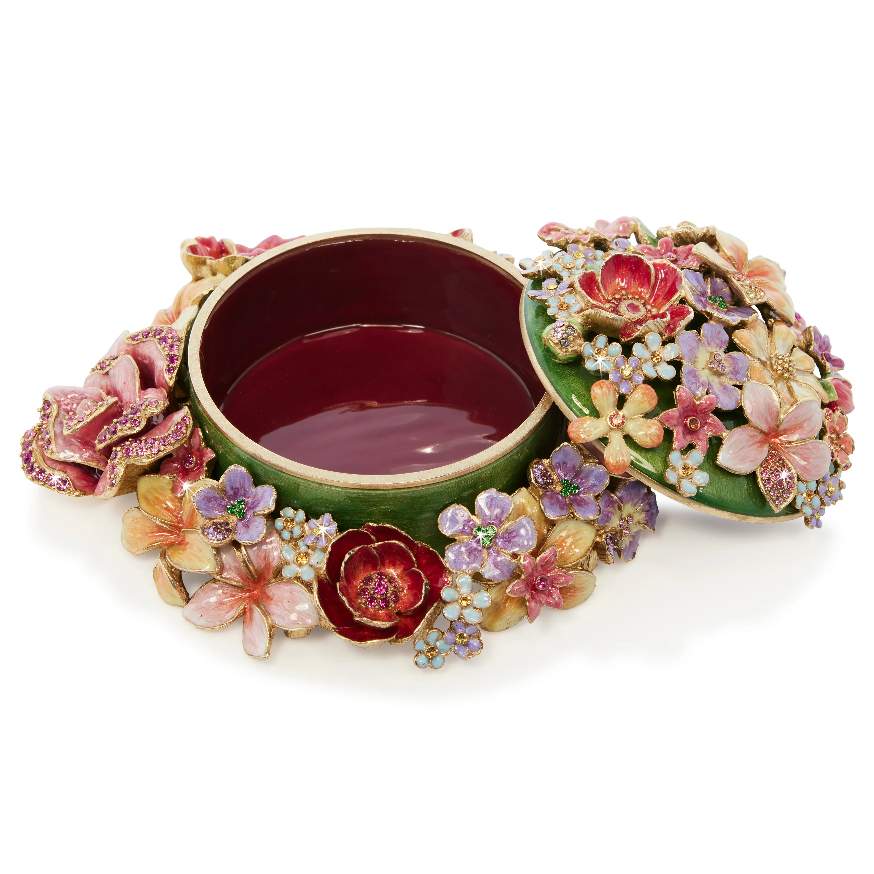 Jay Strongwater Ivy Bouquet Box – Limited Edition Floral Treasure SDH7441-289
