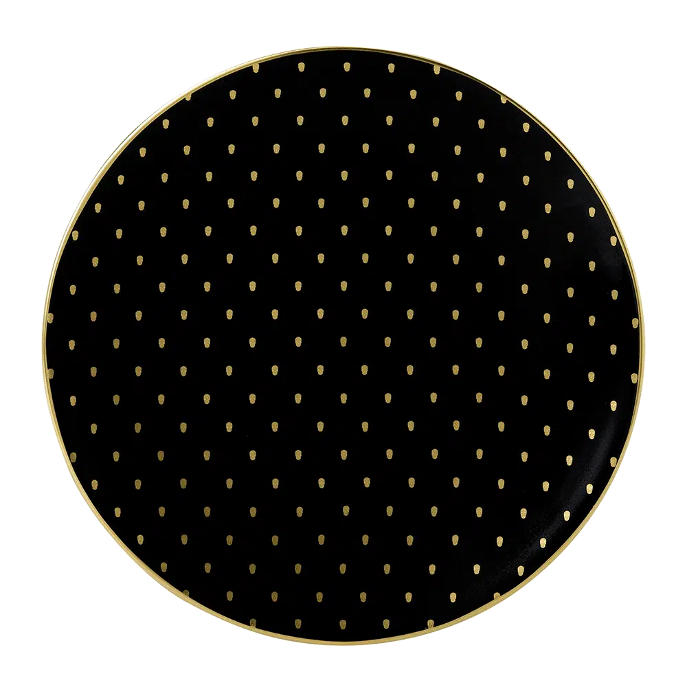 Royal Crown Derby W1 Black Collection Salad Plate 21cm