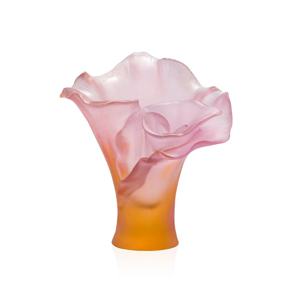 Daum Arum Pink Small Vase 