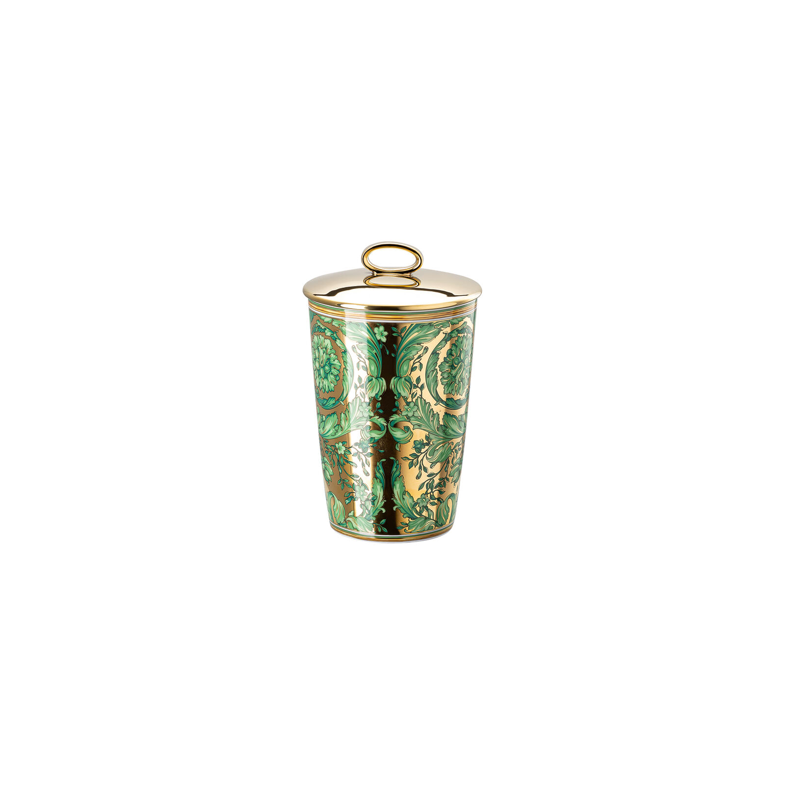 Versace Medusa Garland Green Table Light with Scented Wax