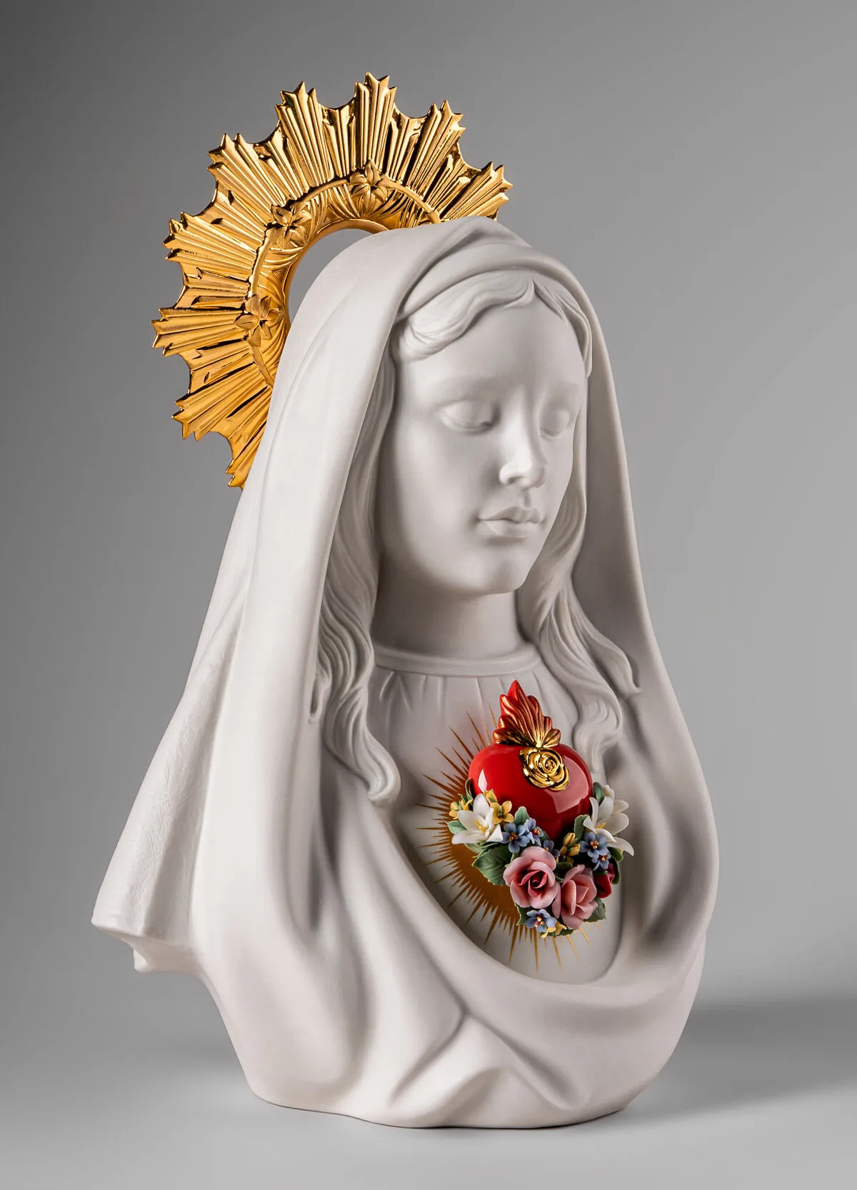 Lladro Immaculate Heart of Mary Sculpture – SKU 01009762