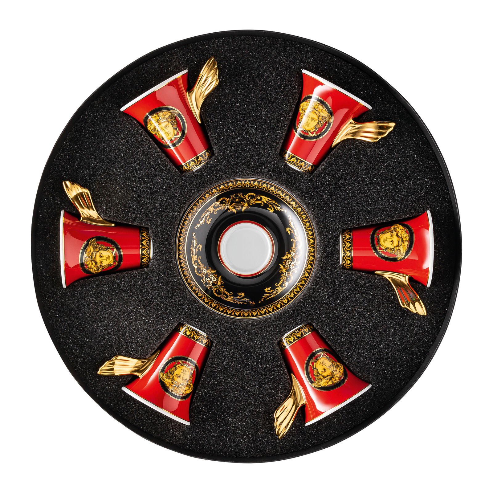 Versace Ikarus Medusa Espresso Mocha Cup & Saucer