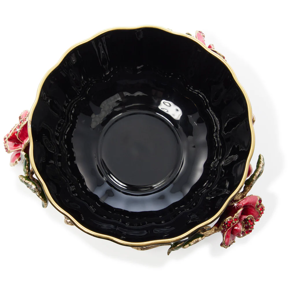 Jay Strongwater Catherine Night Bloom Bowl