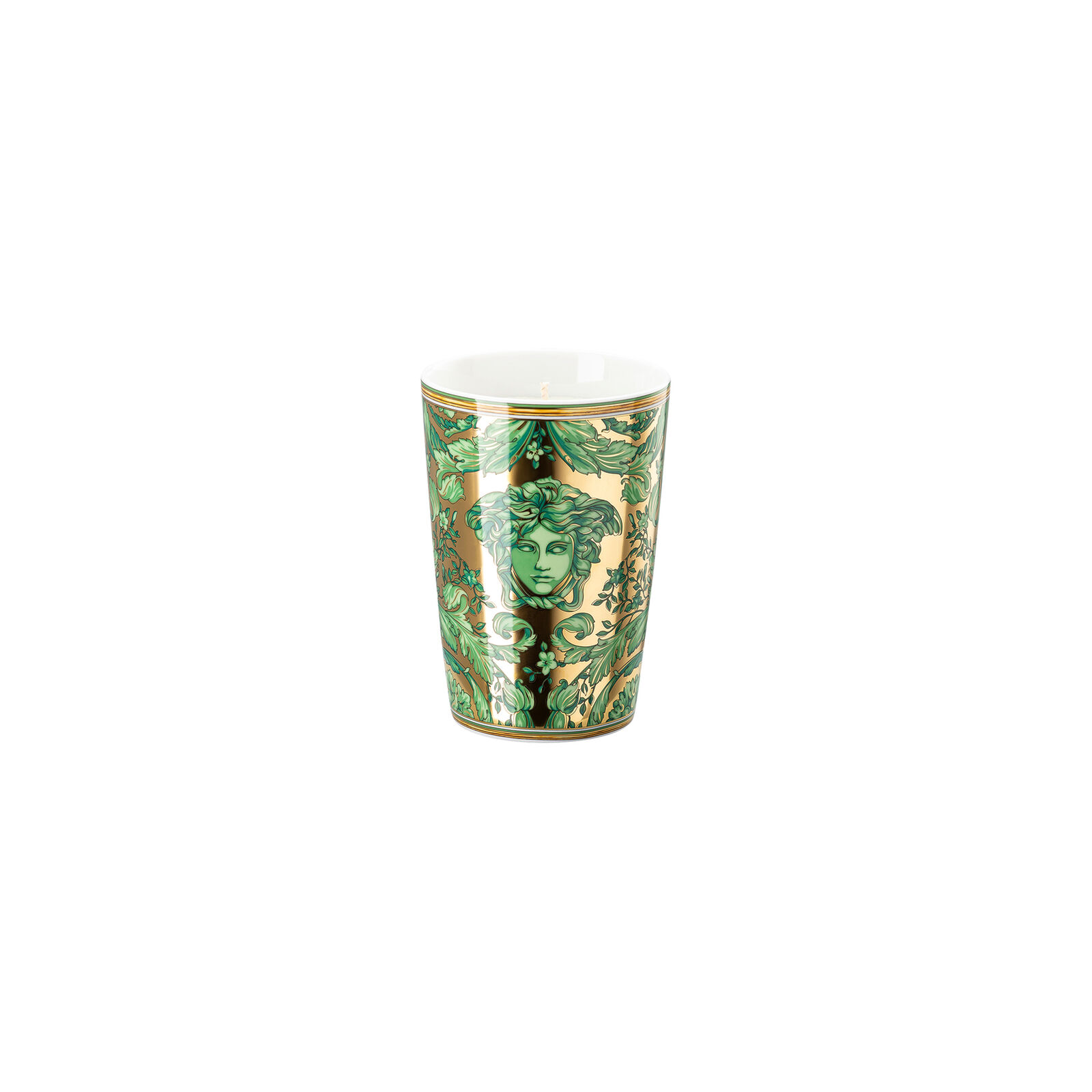 Versace Medusa Garland Green Table Light with Scented Wax