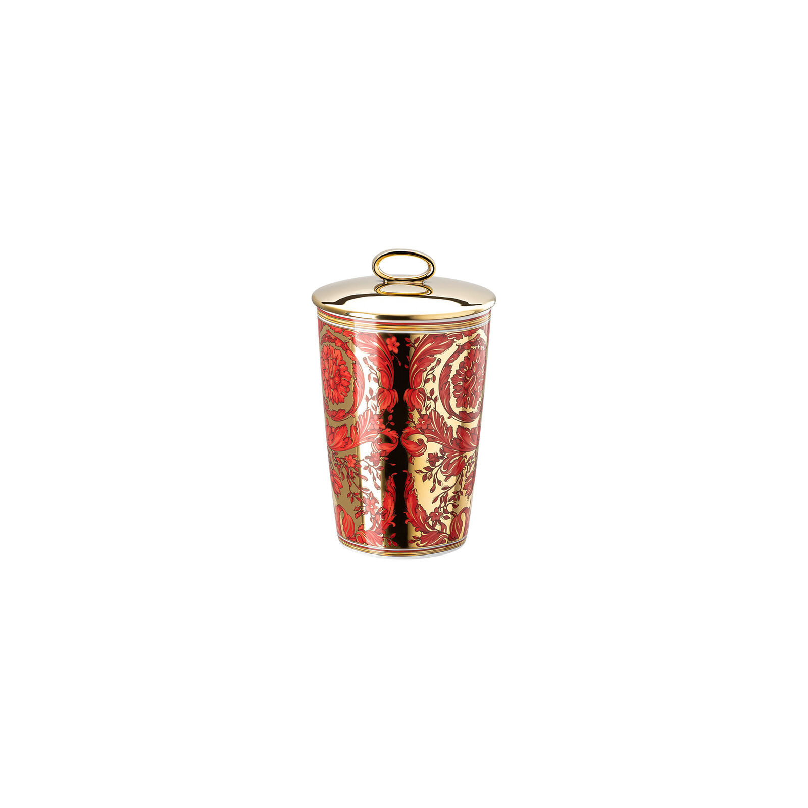 Versace Medusa Garland Red Table Light with Scented Wax
