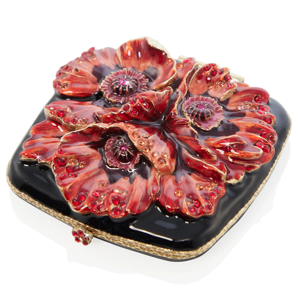 Jay Strongwater Freya Poppy Compact