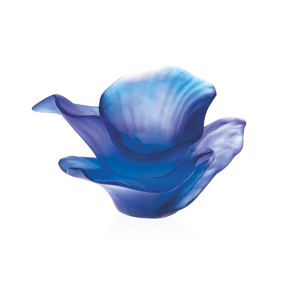 Daum Arum Bleu Nuit Decorative Flower