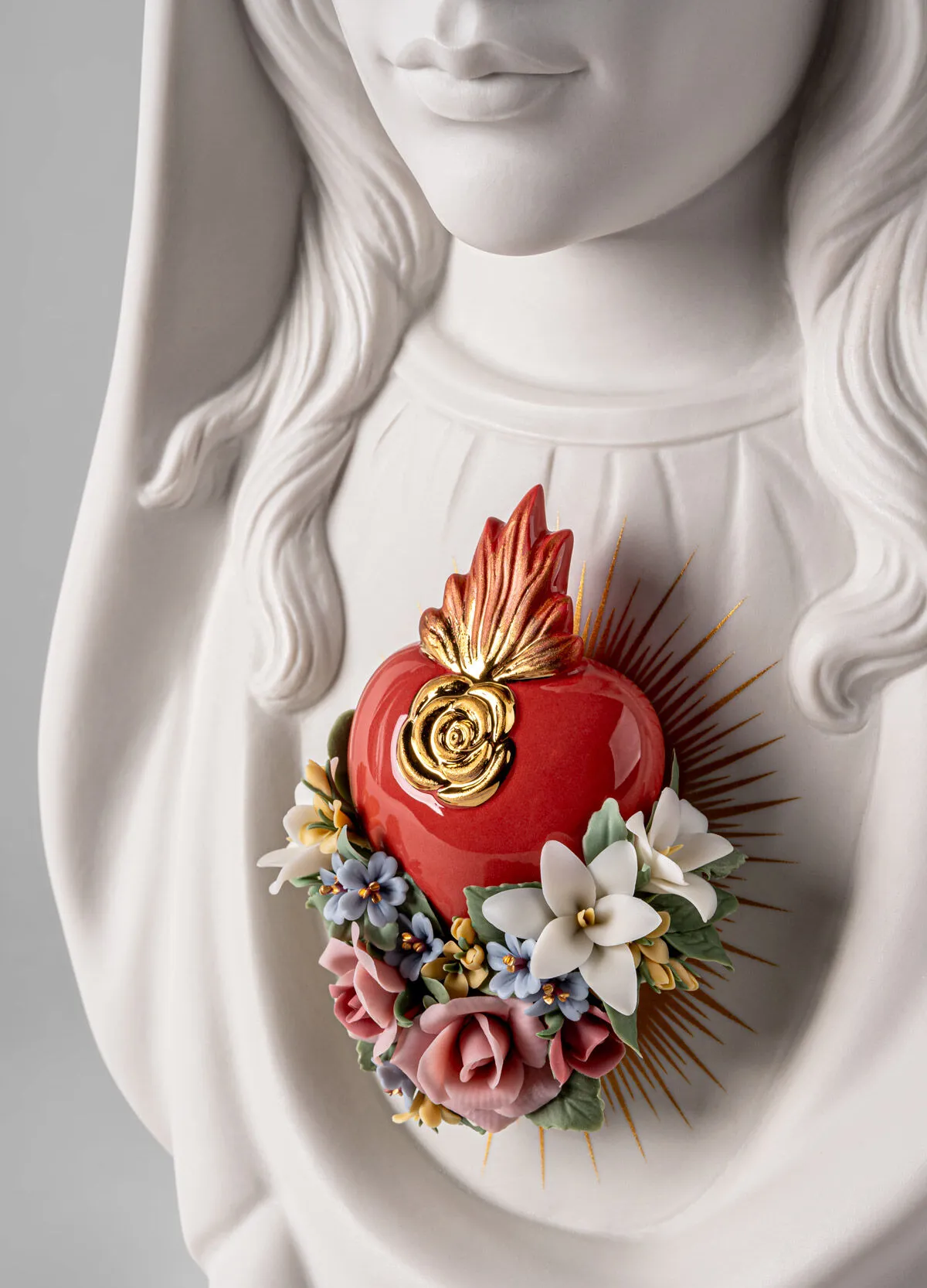 Lladro Immaculate Heart of Mary Sculpture – SKU 01009762