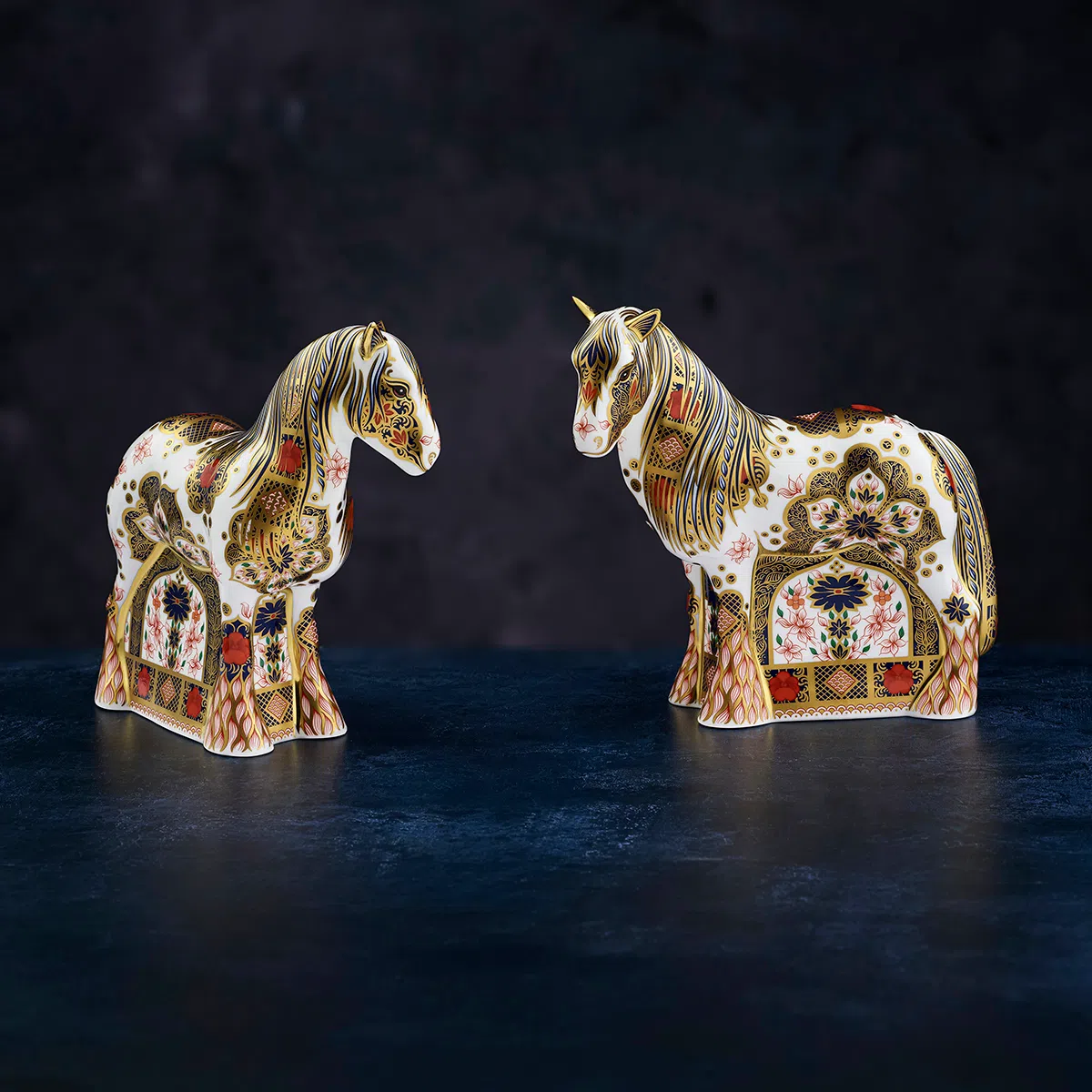 Royal Crown Derby Old Imari Solid Gold Band Gypsy Cob