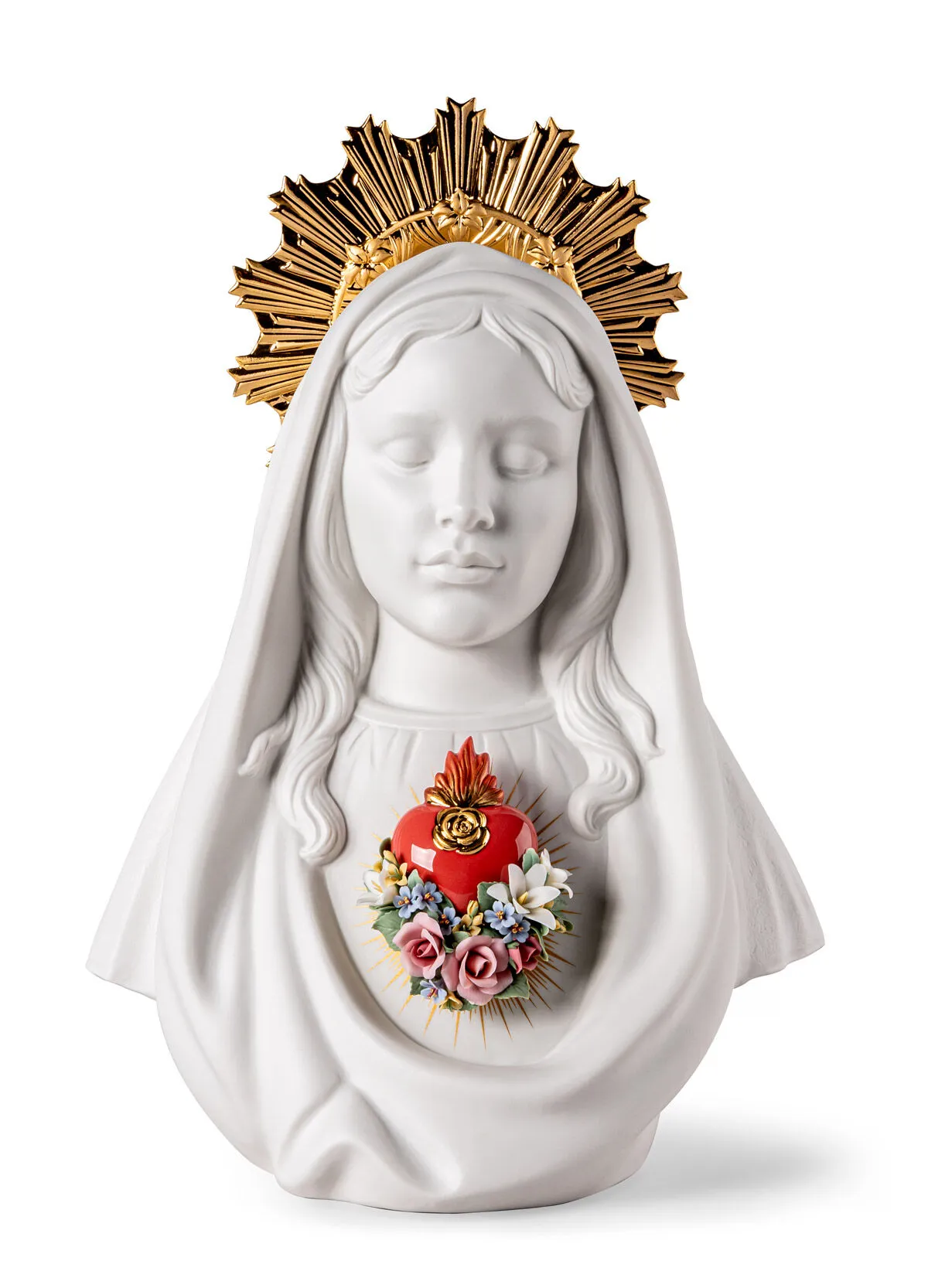 Lladro Immaculate Heart of Mary Sculpture – SKU 01009762