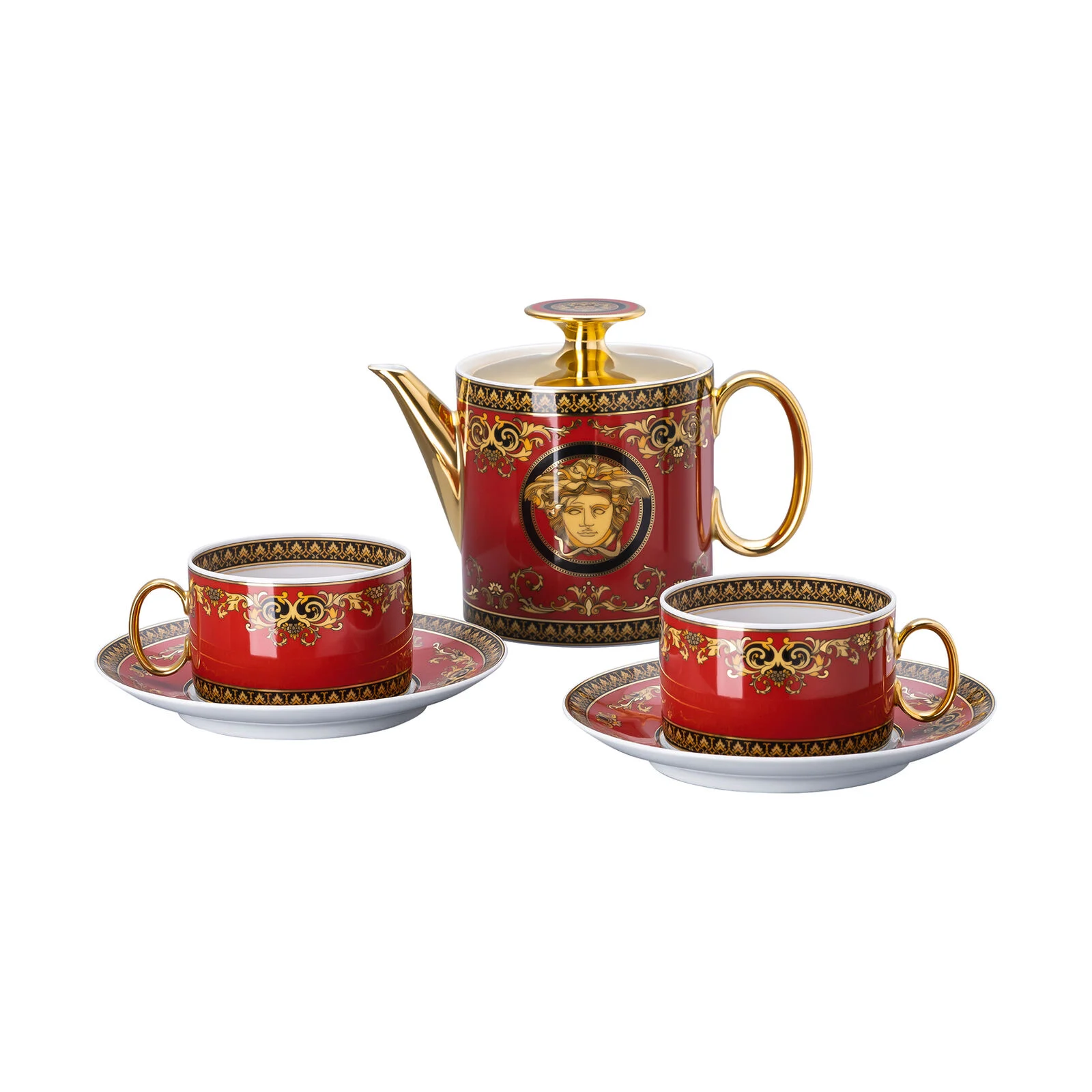 Versace Medusa Tea Set for 2