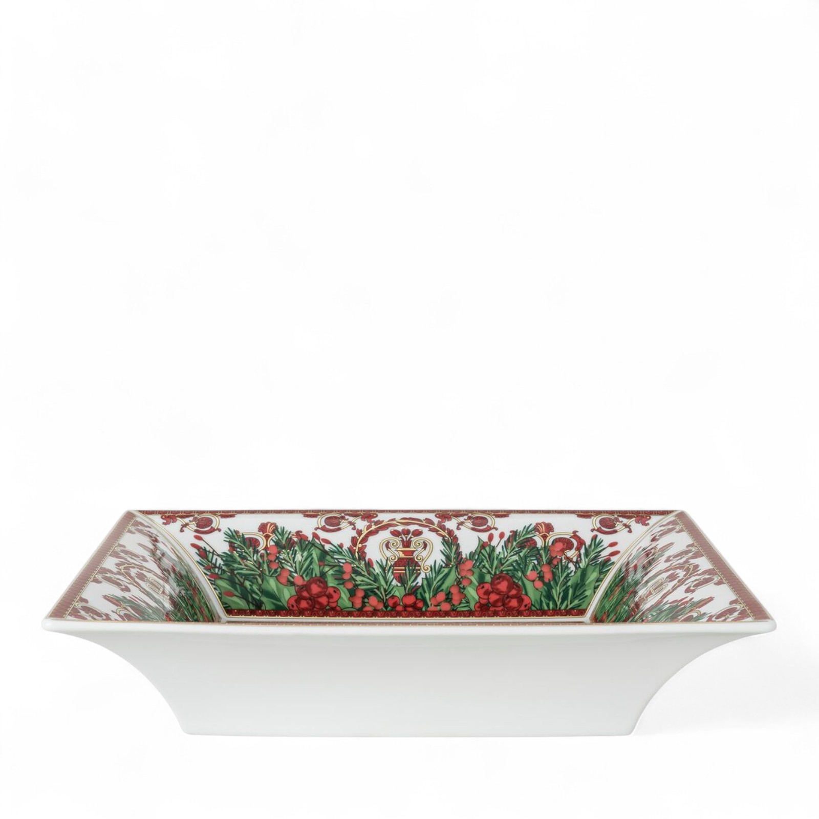 Versace I Love Baroque Holiday – Set of 8 Large Square Dishes (28 cm) SKU: 14240-409960-25828