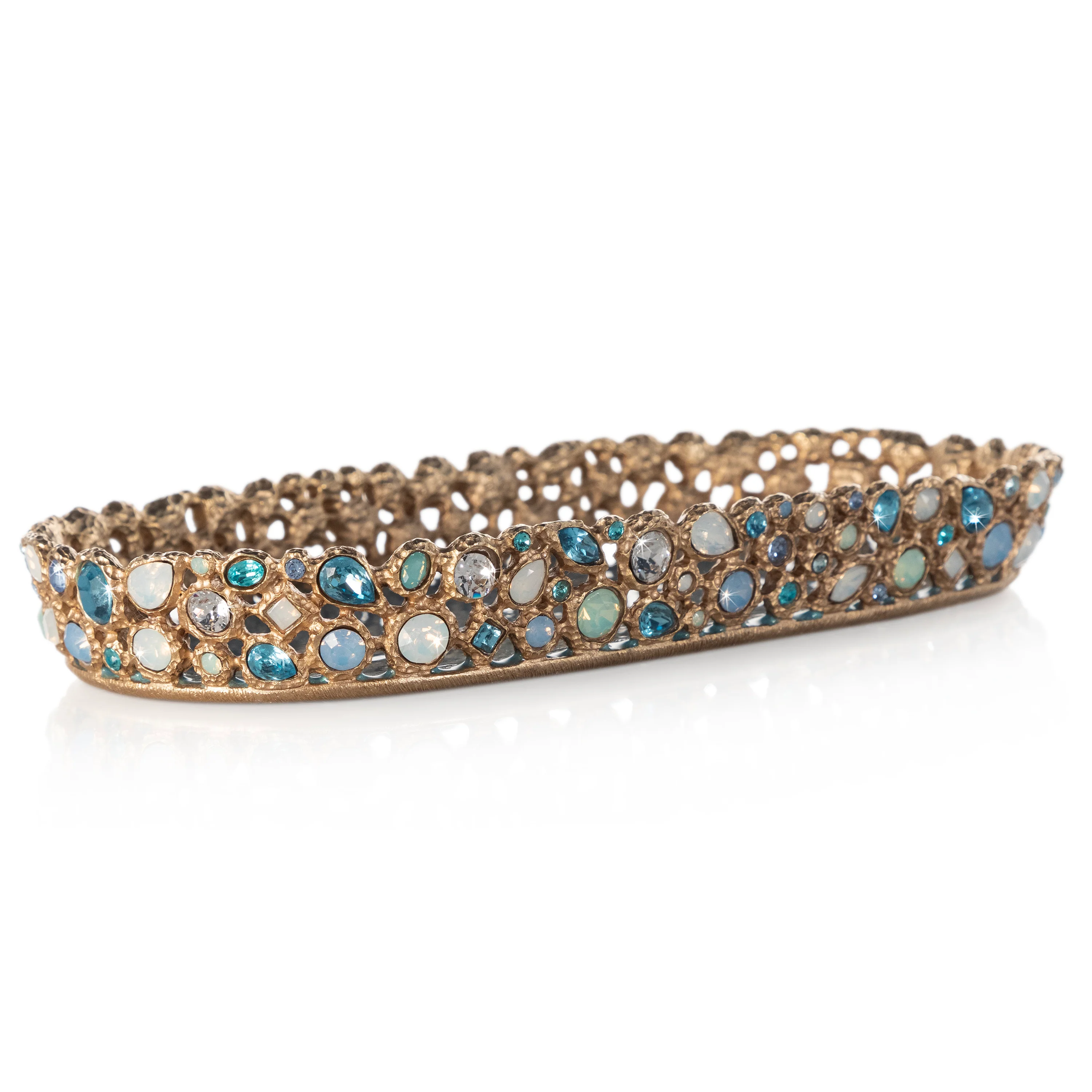 Jay Strongwater Julius Bejeweled Tray Oceana