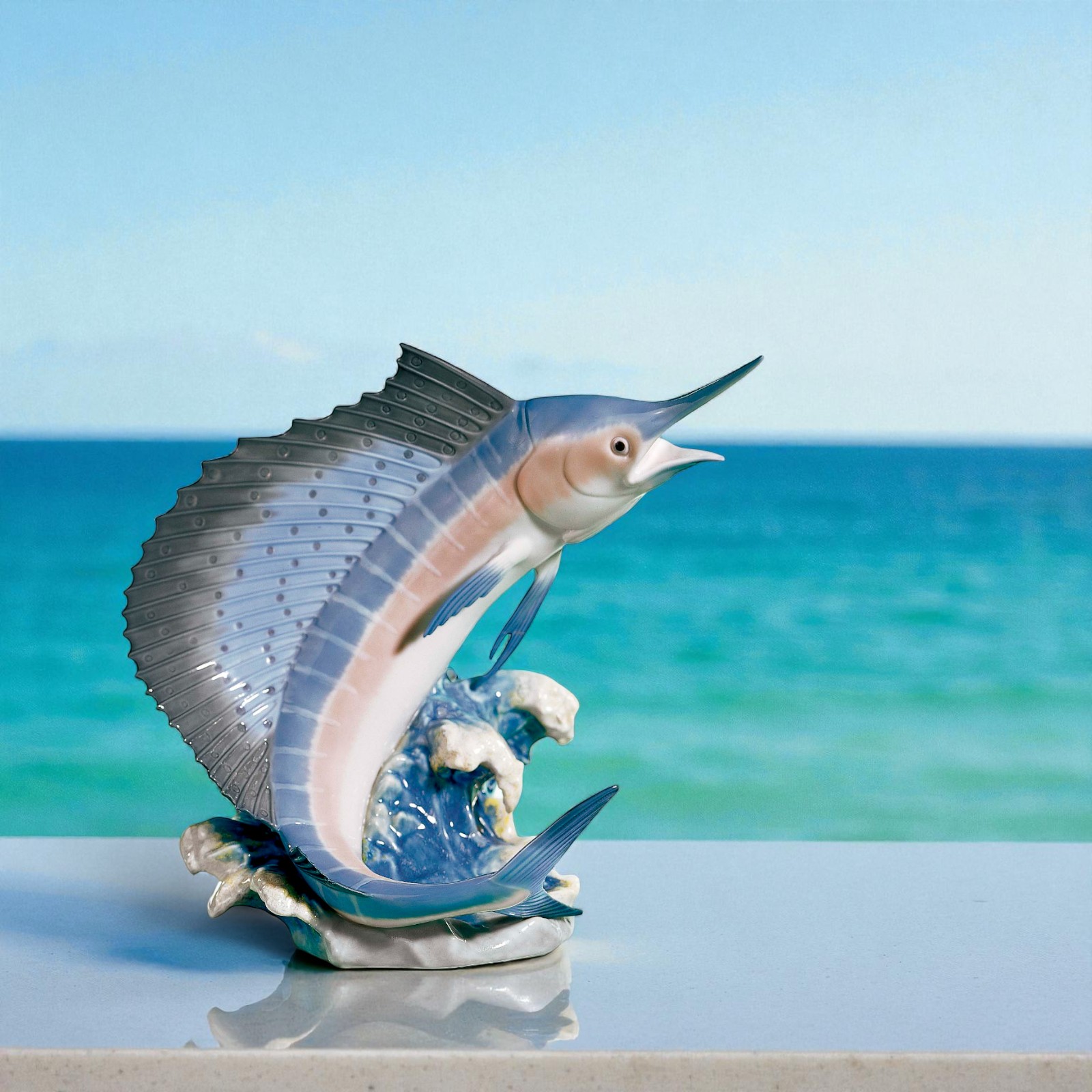 Lladró Majesty of the Seas – Retired Porcelain Fish Figurine SKU: 01006796