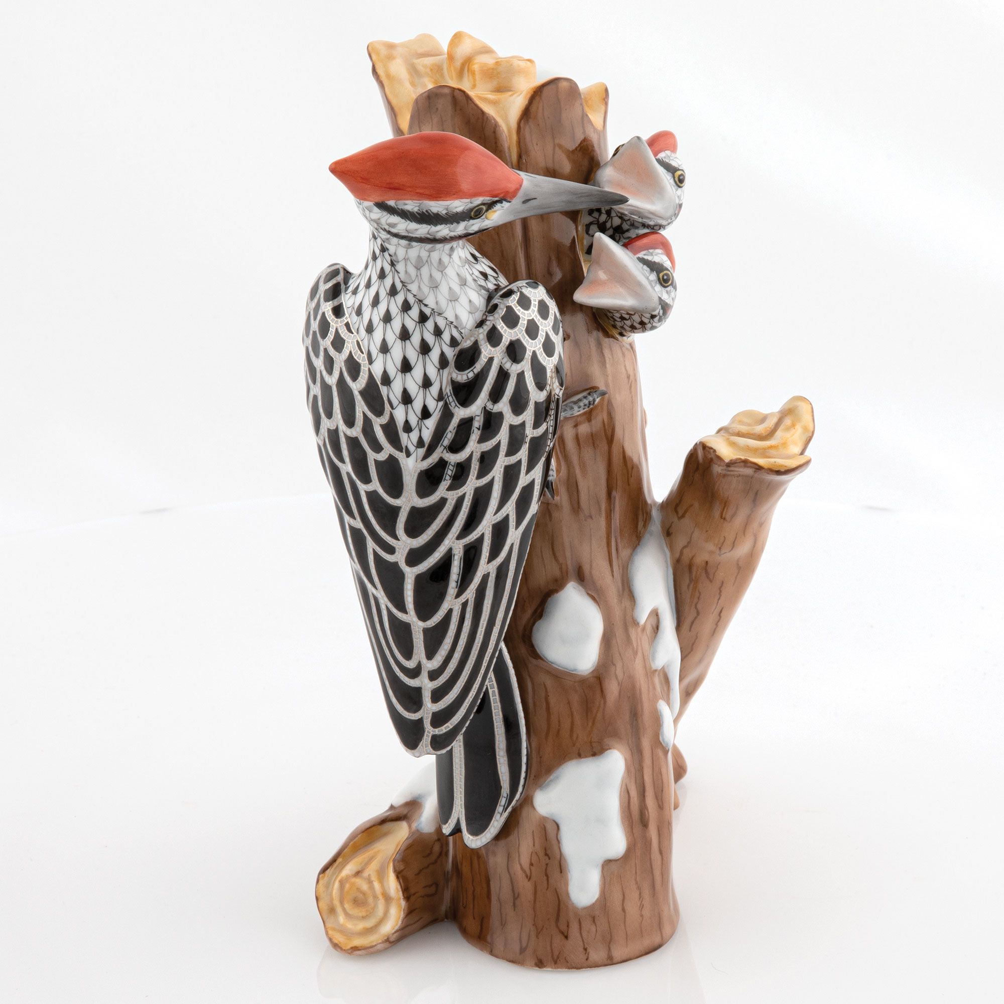 Herend Pileated Woodpecker