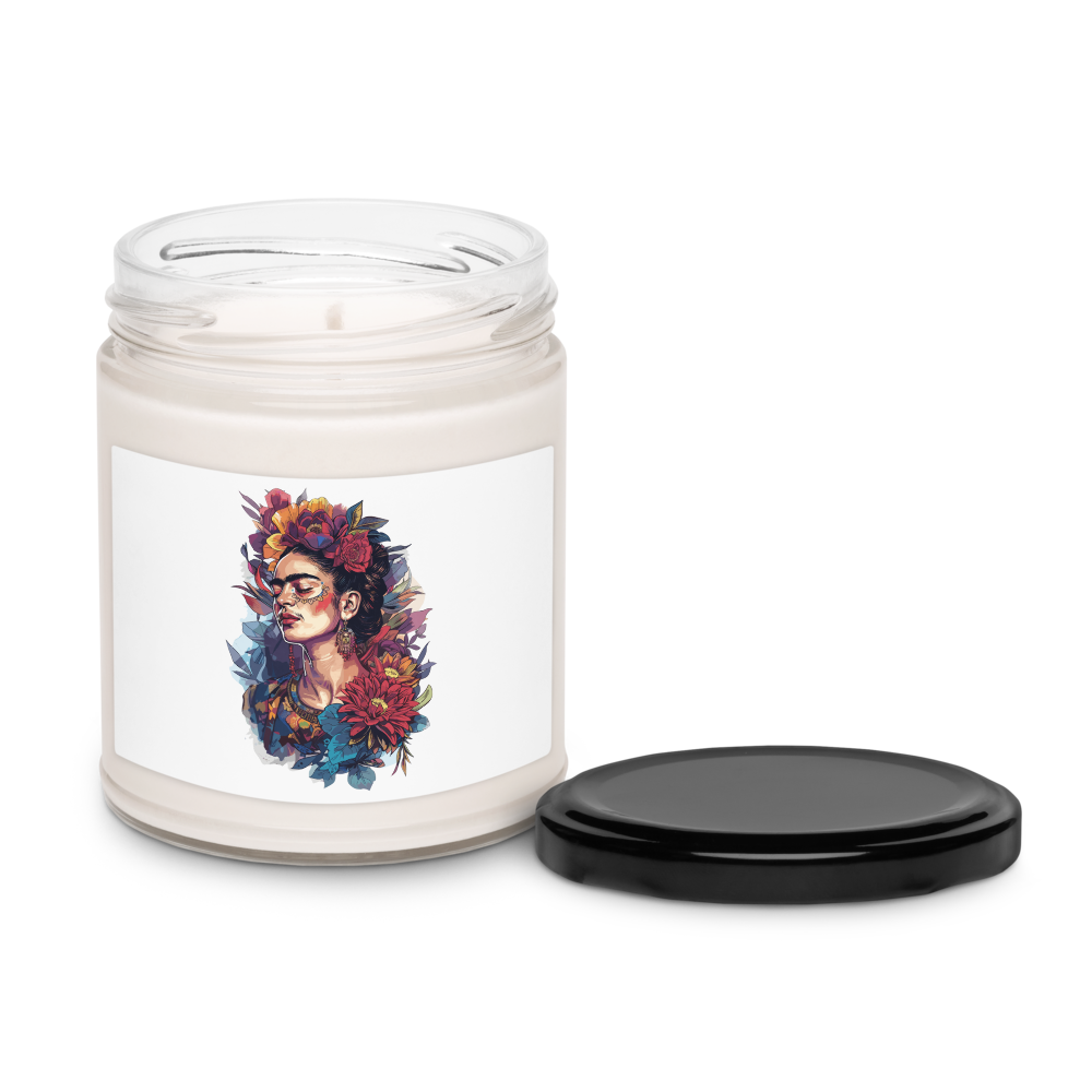 Scented soy candle Frida Kahlo